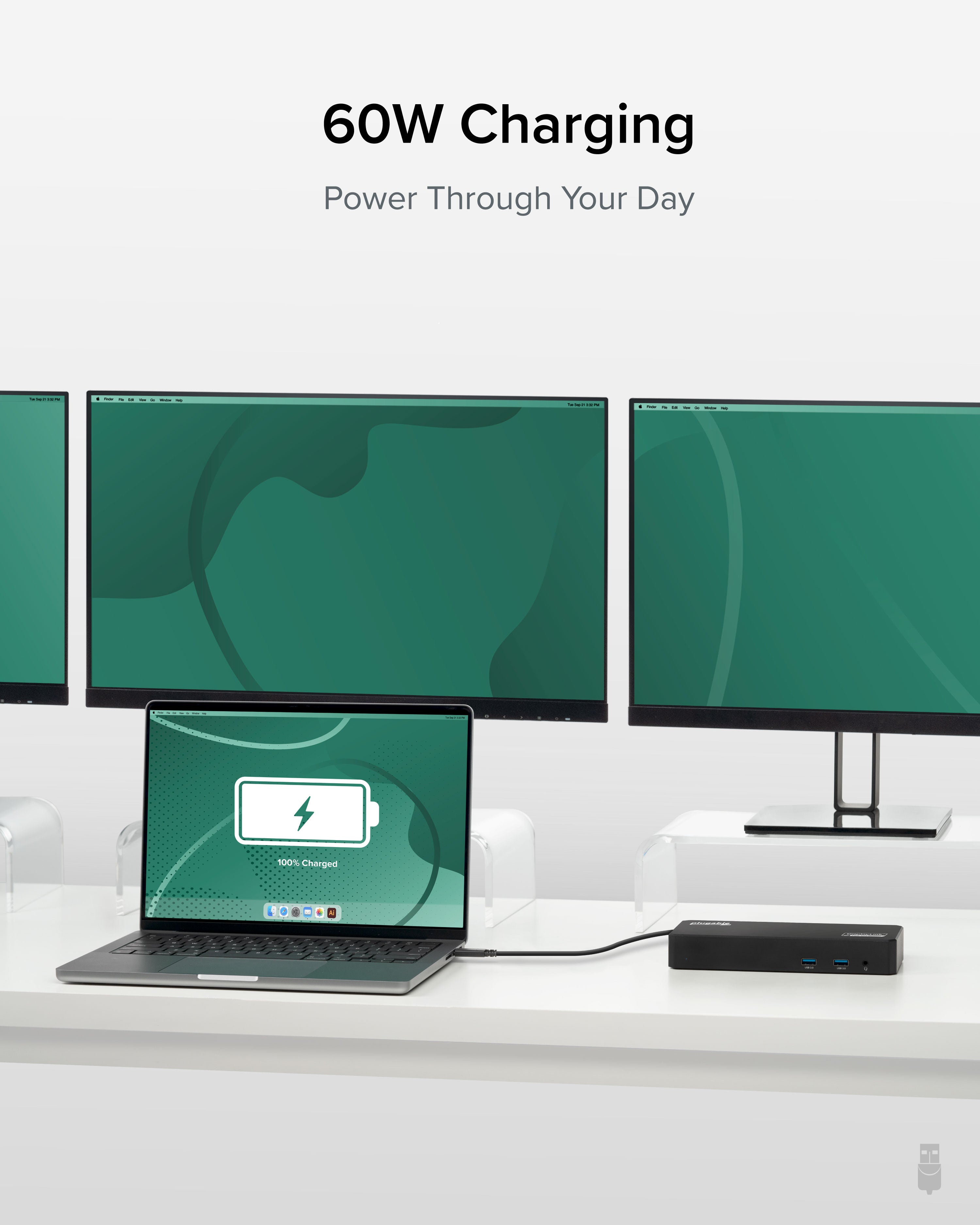 plugable-ud-6950pdz-usb-c-docking-station-prior-version-4k-triple-monitors-60w-l image 4