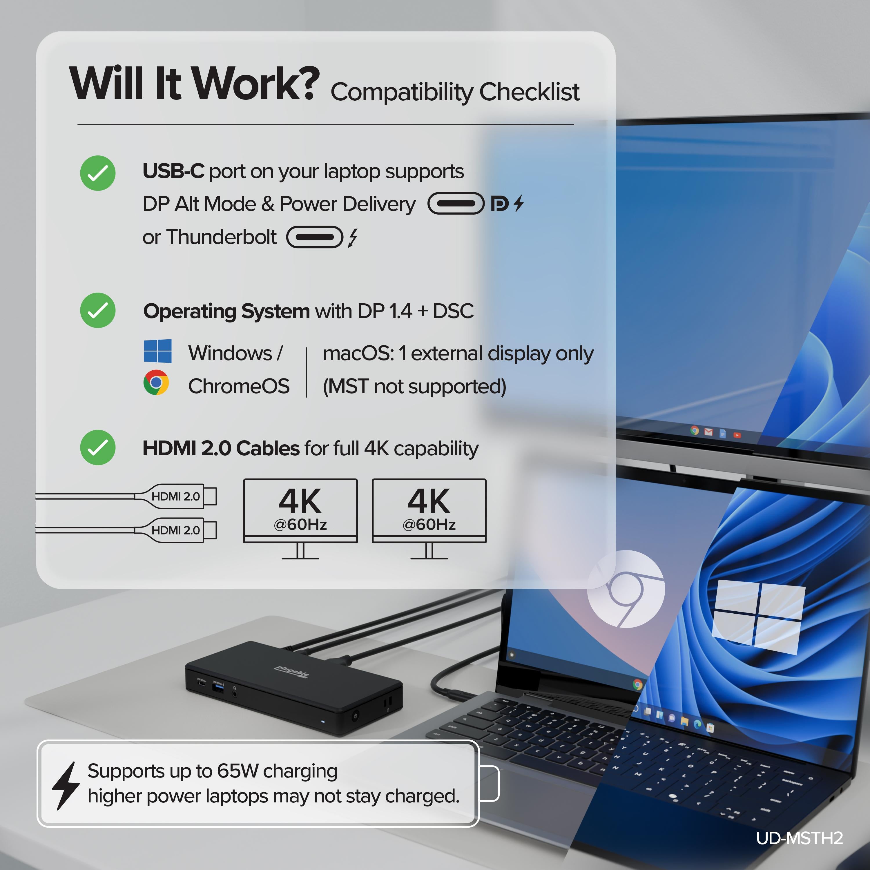 plugable-usb-c-docking-station-dual-4k-60hz-hdmi-65w-charging-gigabit-ethernet-u image 5