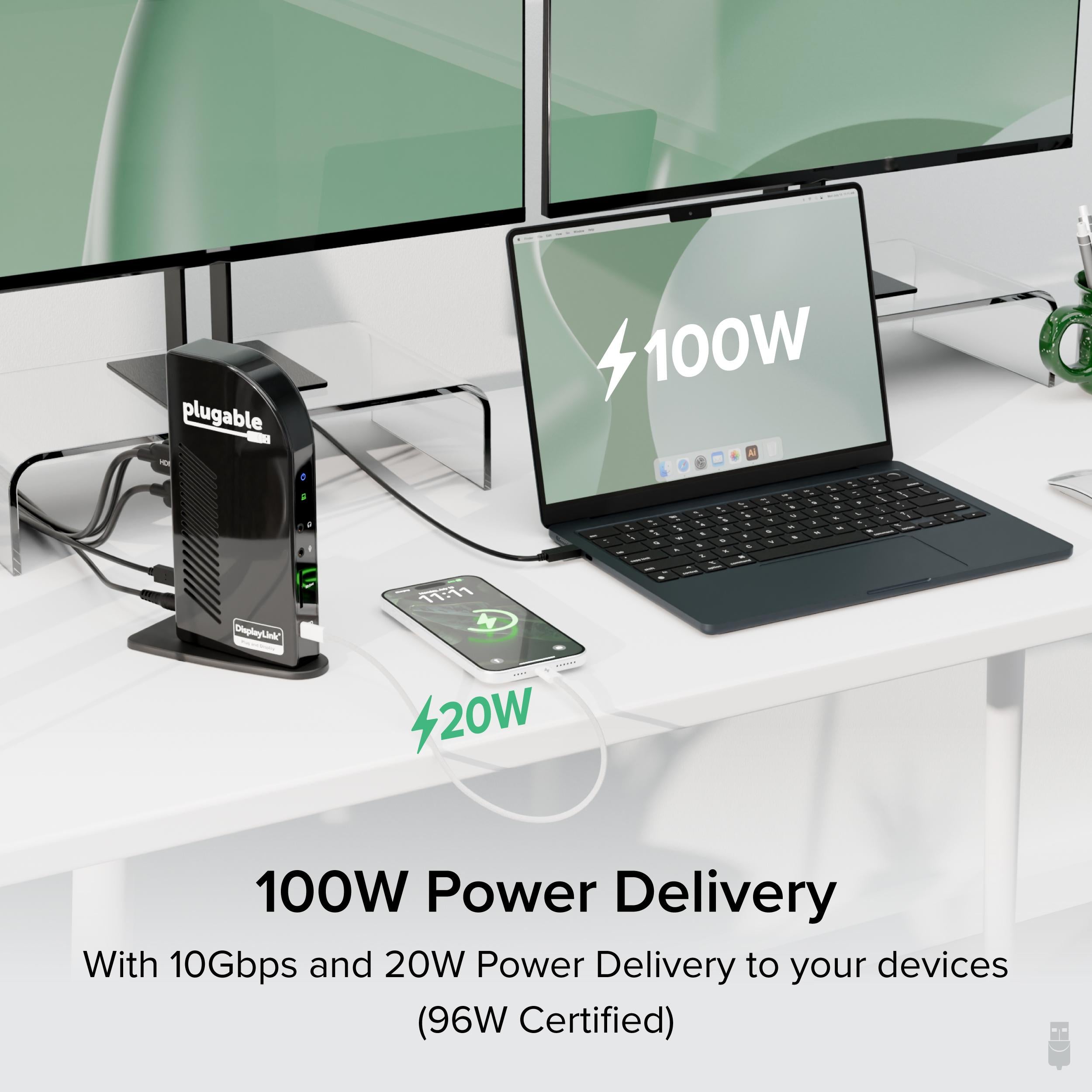 plugable-ud-3900c4-usb-c-docking-station-for-4-monitors-displaylink-mst image 5