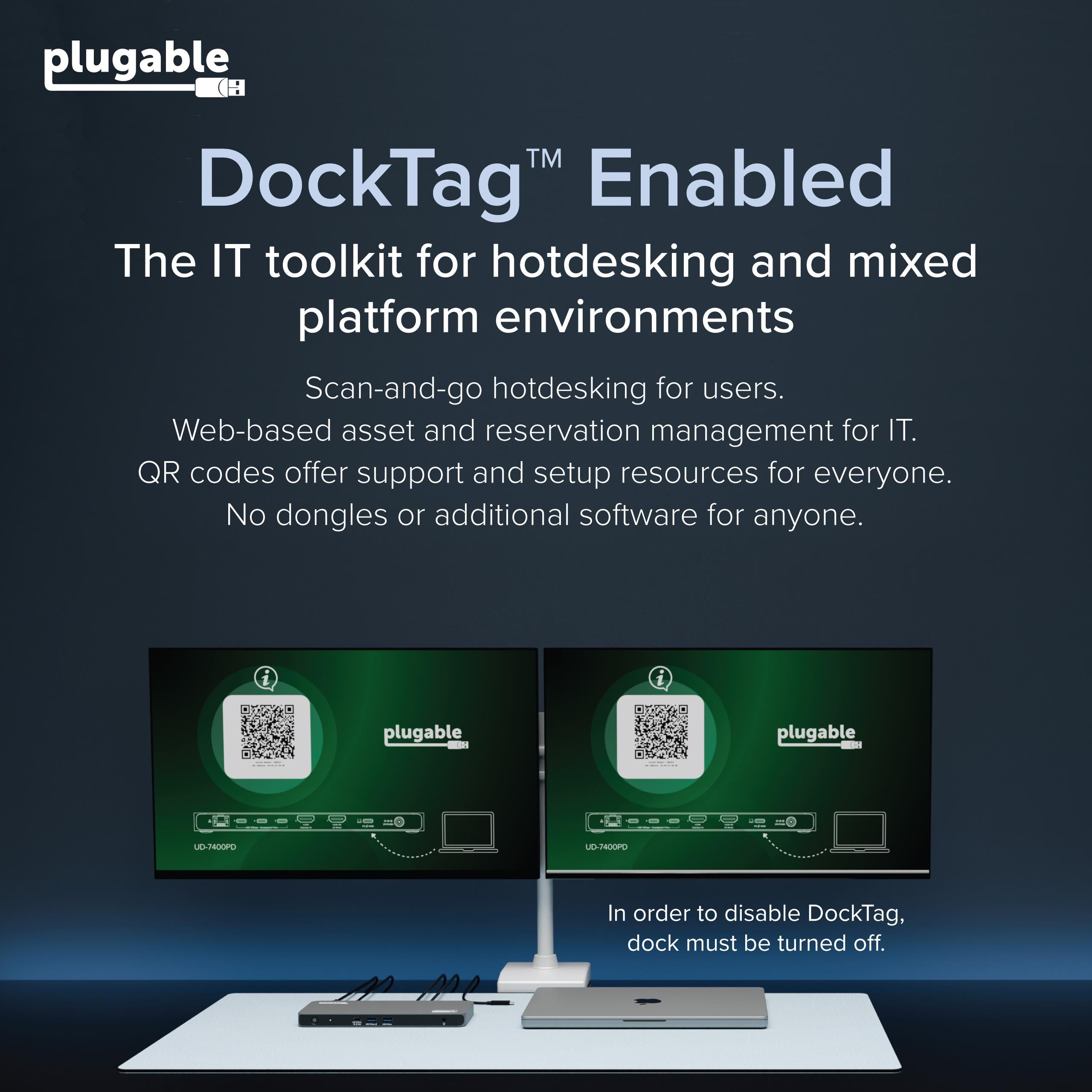 plugable-usb-c-5-display-docking-station-with-hdmi-2-1-and-140w-charging image 5