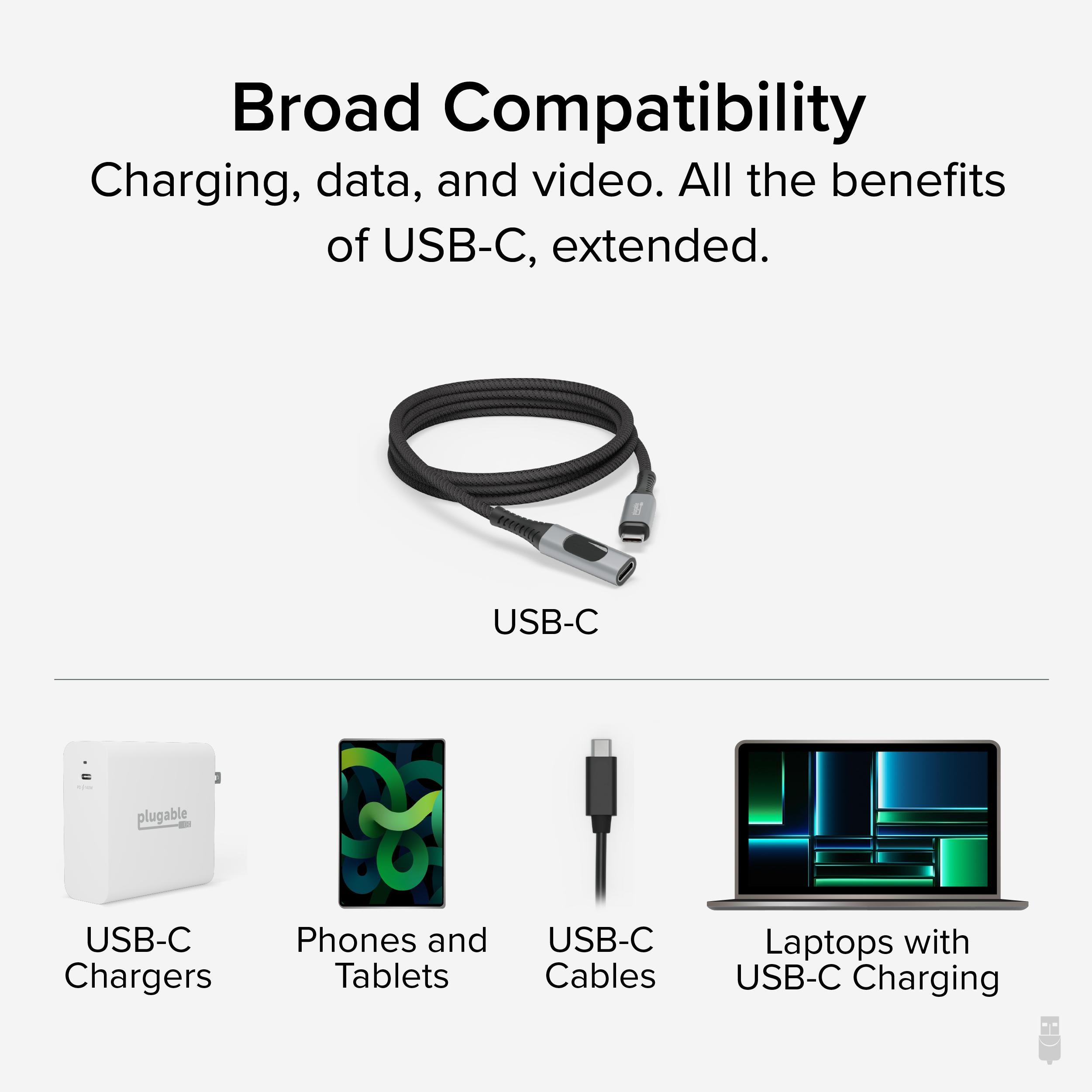 plugable-usb-c-extension-cable-with-built-in-multimeter-tester-fast-charging-3-3 image 5