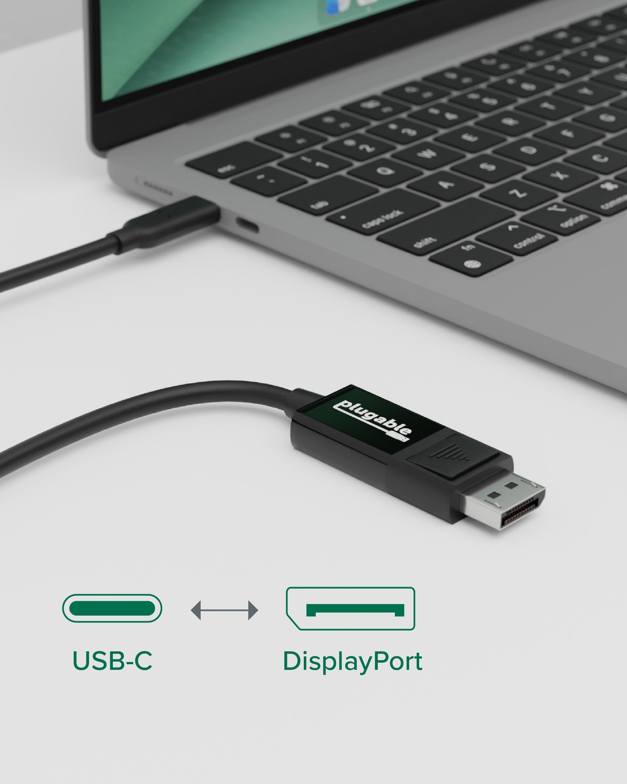 plugable-usb-c-to-displayport-bidirectional-adapter-cable-6-ft-4k60 image 5