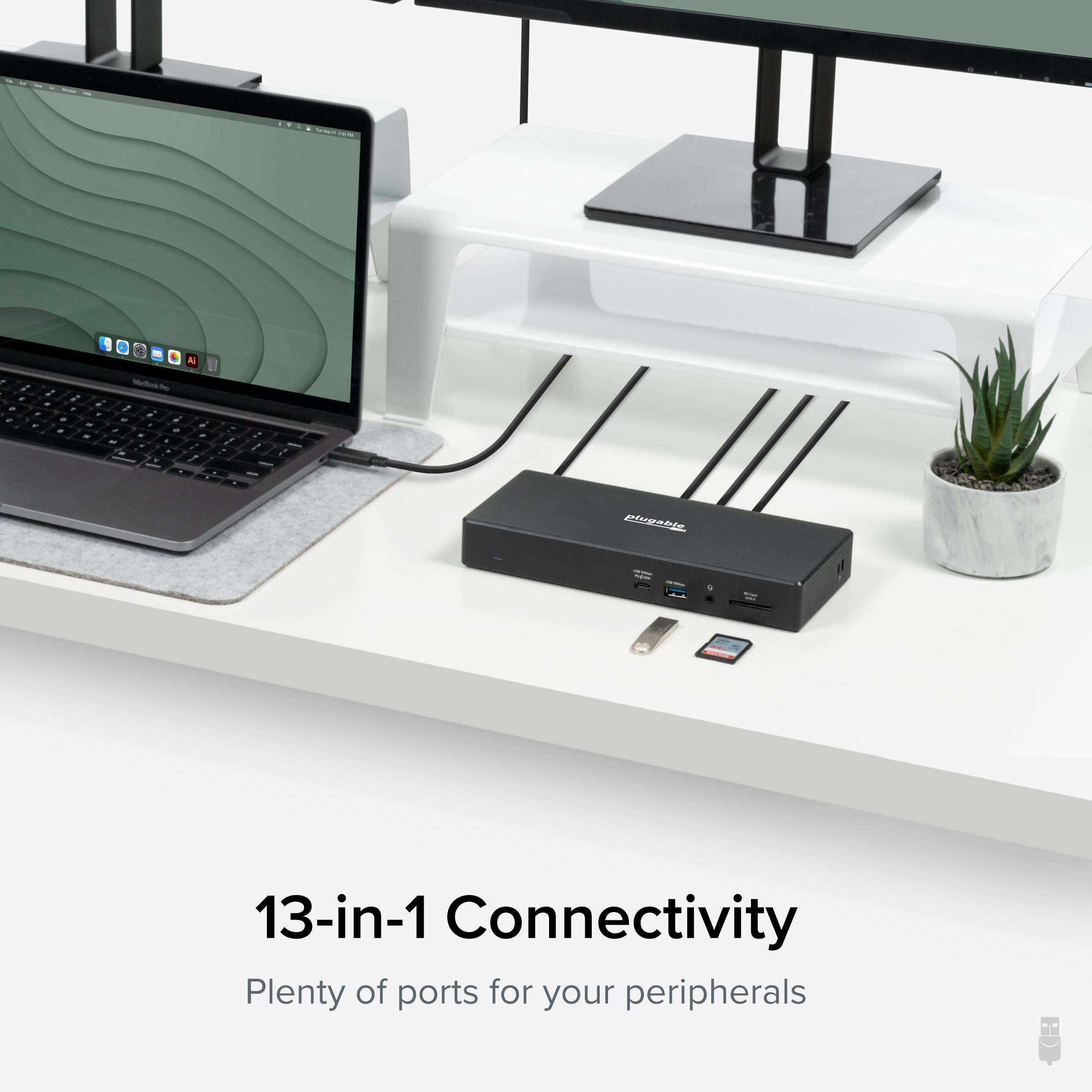 plugable-usb-c-triple-monitor-docking-station-for-windows-and-mac-100w-charging- image 5