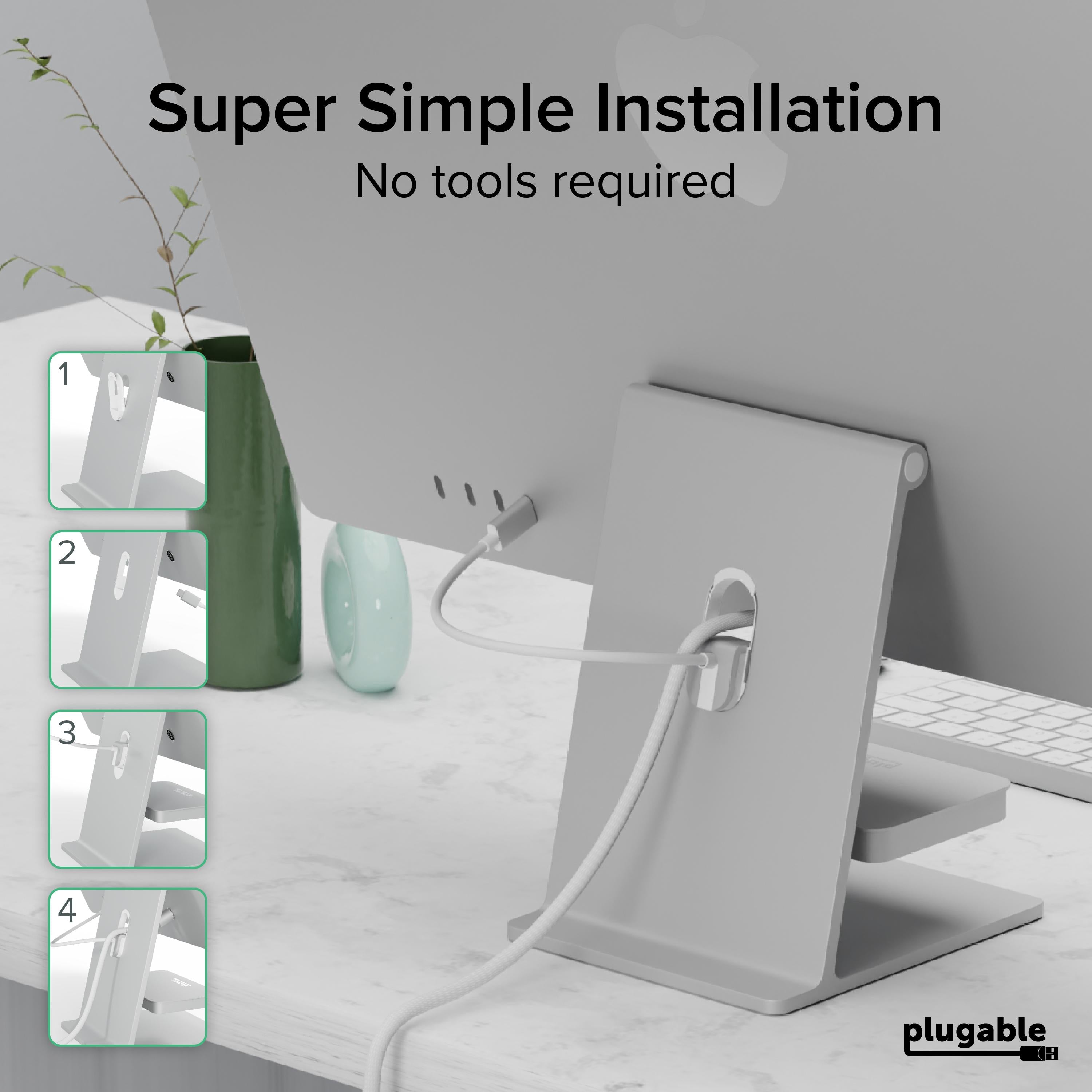 plugable-6-in-1-usb-c-hub-for-imac-24-inch-mounted-ad-6in1 image 5
