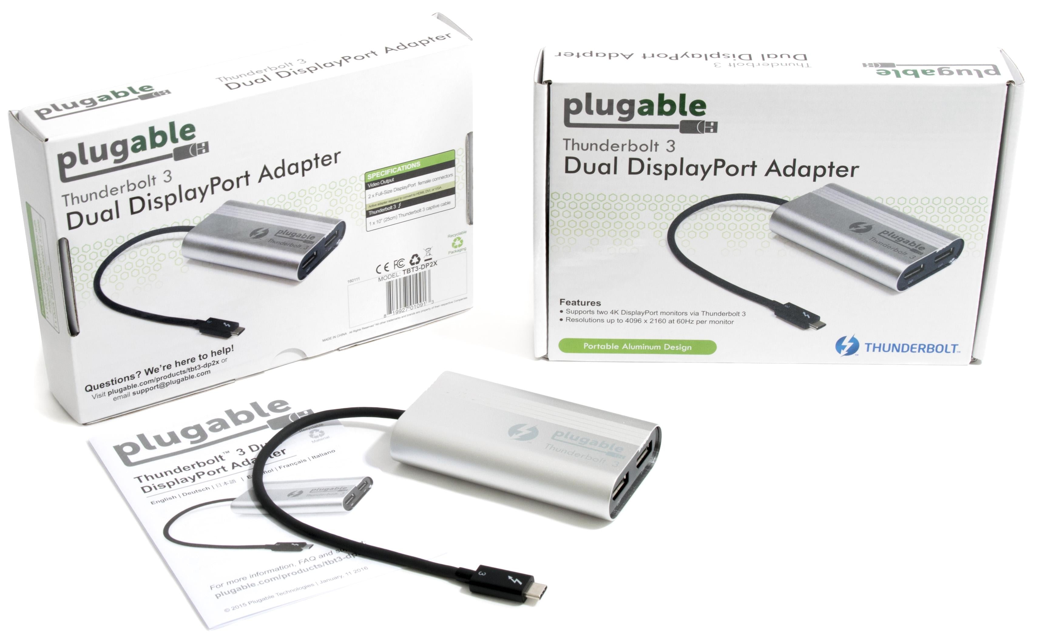 plugable-thunderbolt-3-dual-displayport-adapter-tbt3-dp2x-4k-60hz image 5