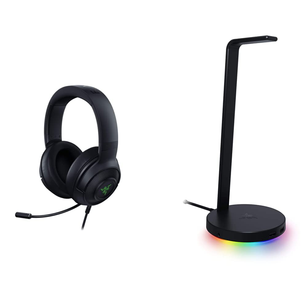 razer-kraken-x-usb-ultralight-gaming-headset-base-station-v2-chroma-7-1-surround image 1