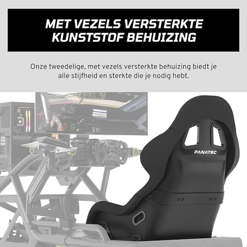 fanatec-clubsport-gt-sim-racing-cockpit-seat-fiber-reinforced-shell-padded-foam- image 6
