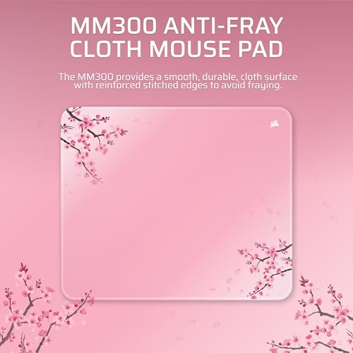 corsair-mm300-medium-cherry-blossom-anti-fray-cloth-gaming-mouse-pad-36cm-x-30cm image 8