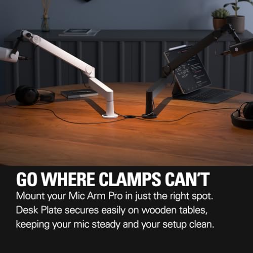elgato-wave-desk-plate-flange-mount-for-mic-arms-screw-in-setup-fits-wooden-desk image 7