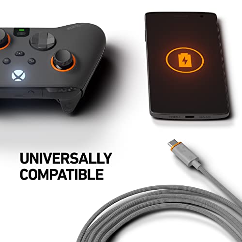scuf-braided-usb-c-cable-6-ft-2-m-for-xbox-ps5-and-usb-c-devices-light-gray image 8
