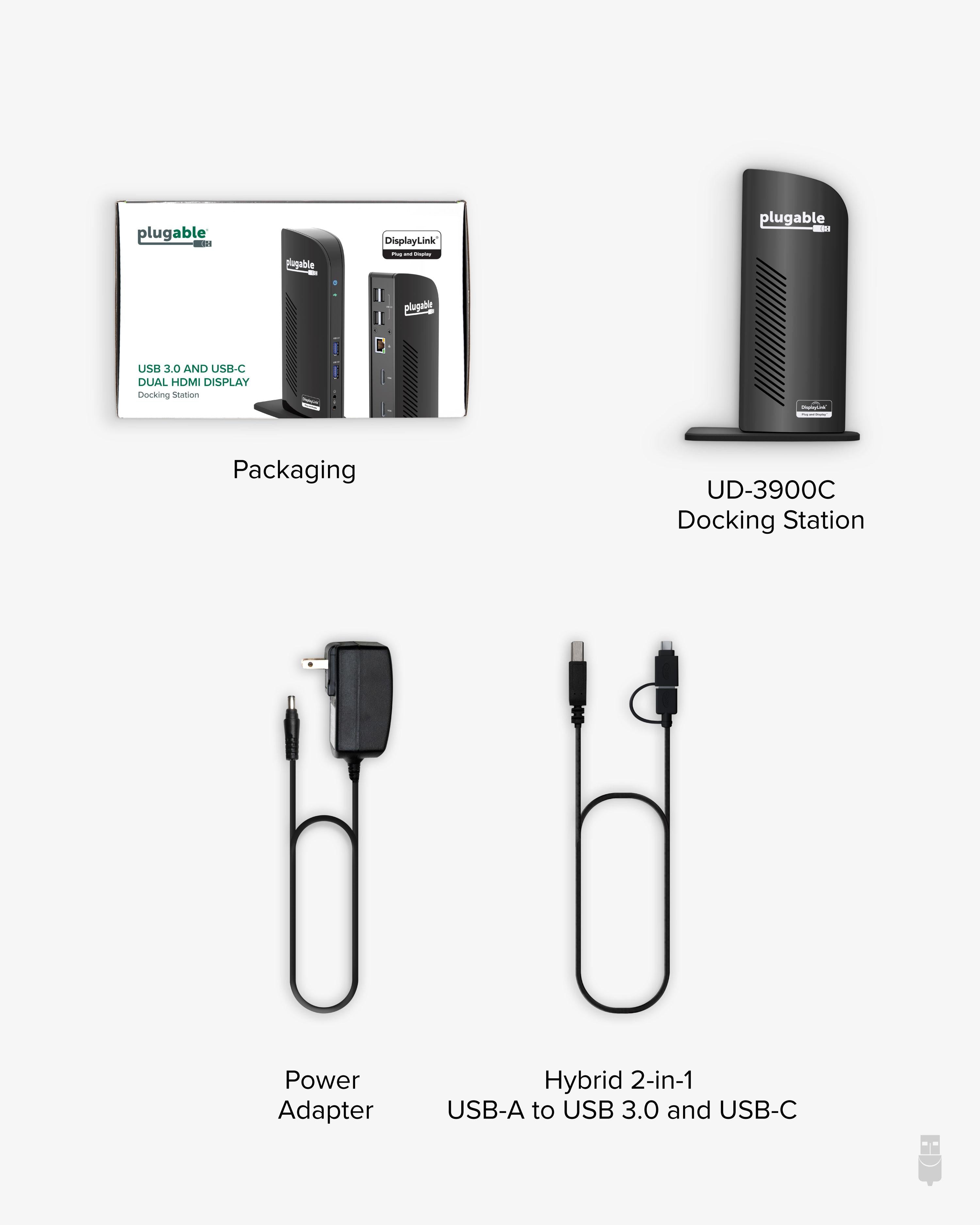 plugable-ud-3900c-usb-3-0-and-usb-c-docking-station-with-dual-hdmi-and-displayli image 6