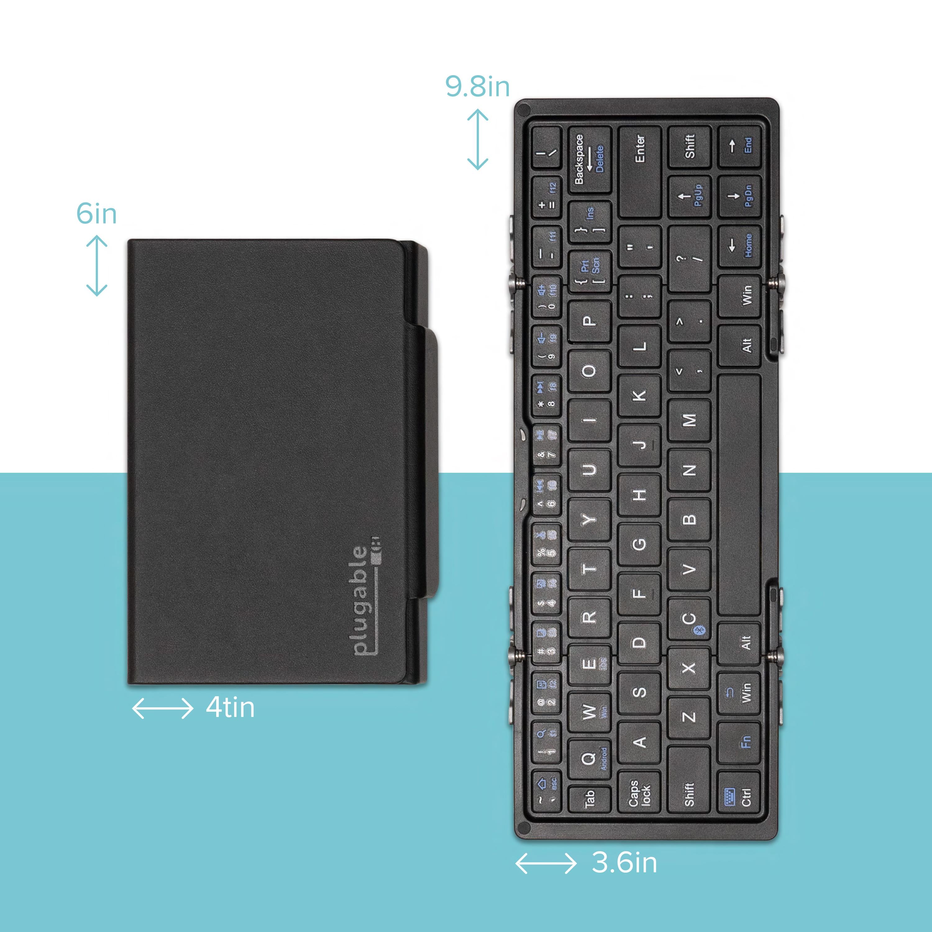 plugable-compact-bluetooth-folding-keyboard-and-case-with-stand image 6