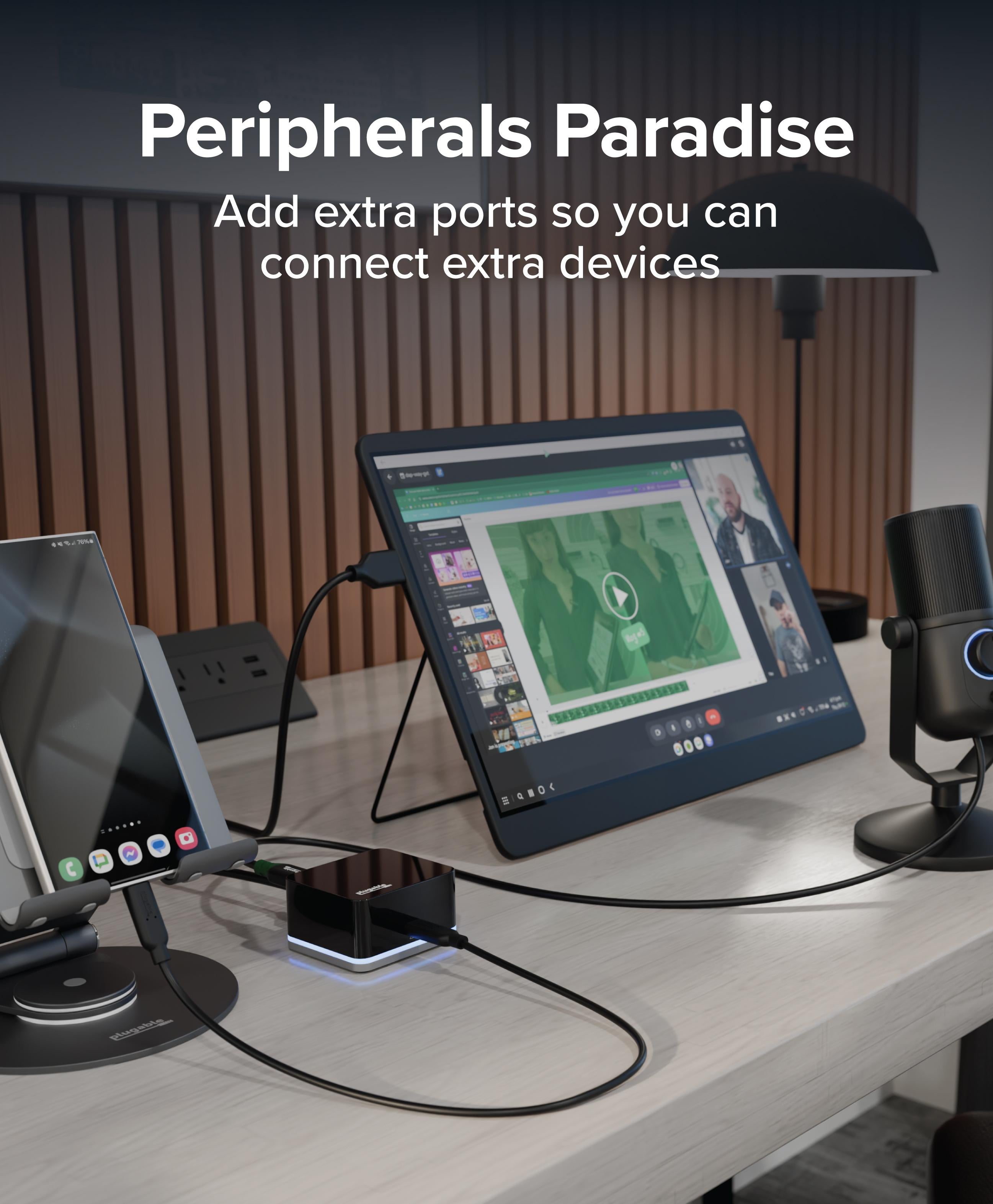 plugable-usb-c-laptop-dock-ud-cube-4k-hdmi-3x-usb-ethernet image 6