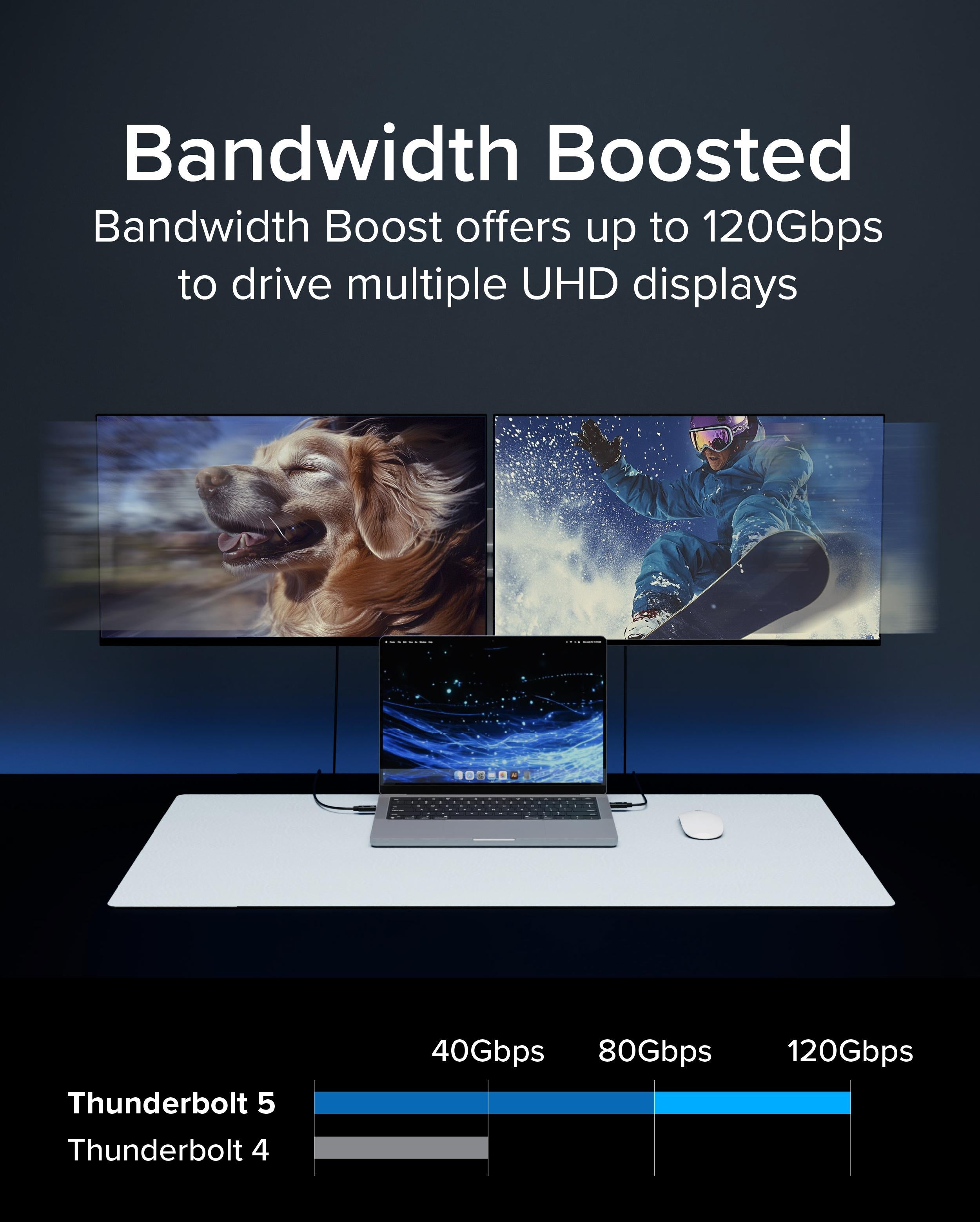plugable-thunderbolt-5-cable-80gbps-3-3ft-1m-tbt5-240w1m image 5