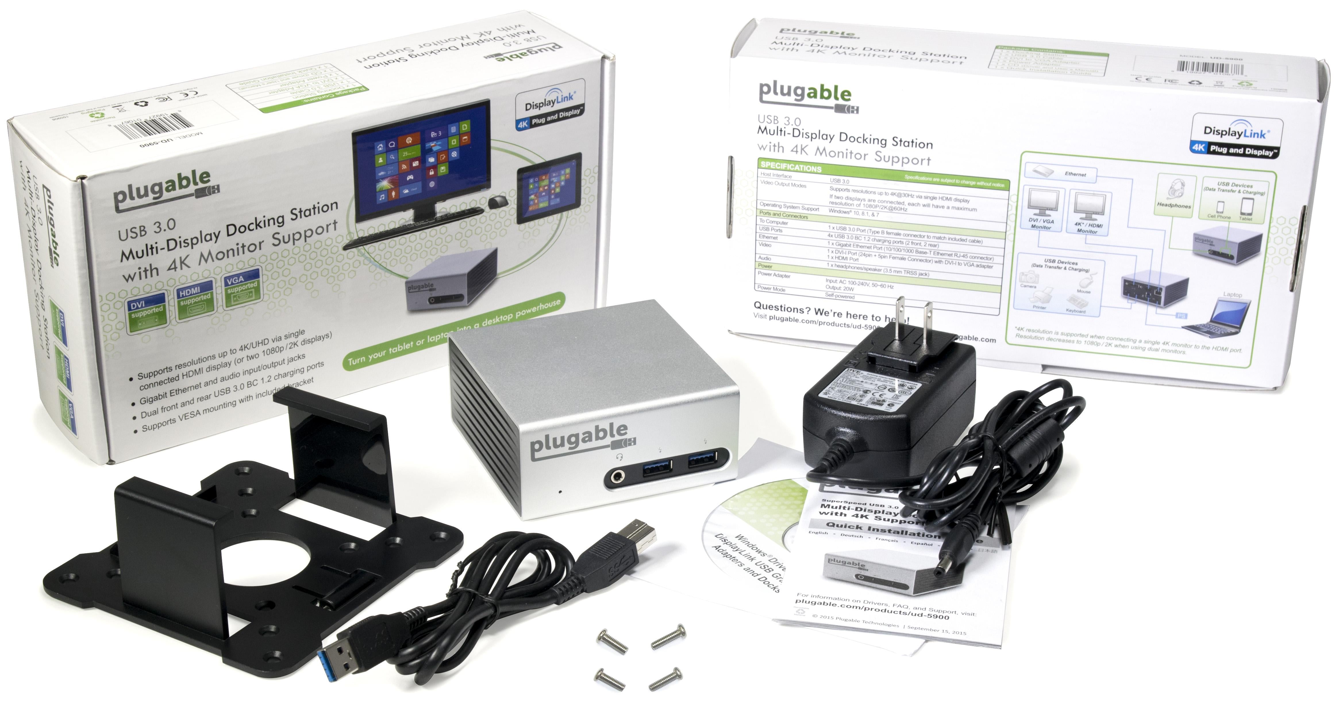 plugable-ud-5900-usb-3-0-4k-aluminum-mini-docking-station-with-dual-video-output image 6