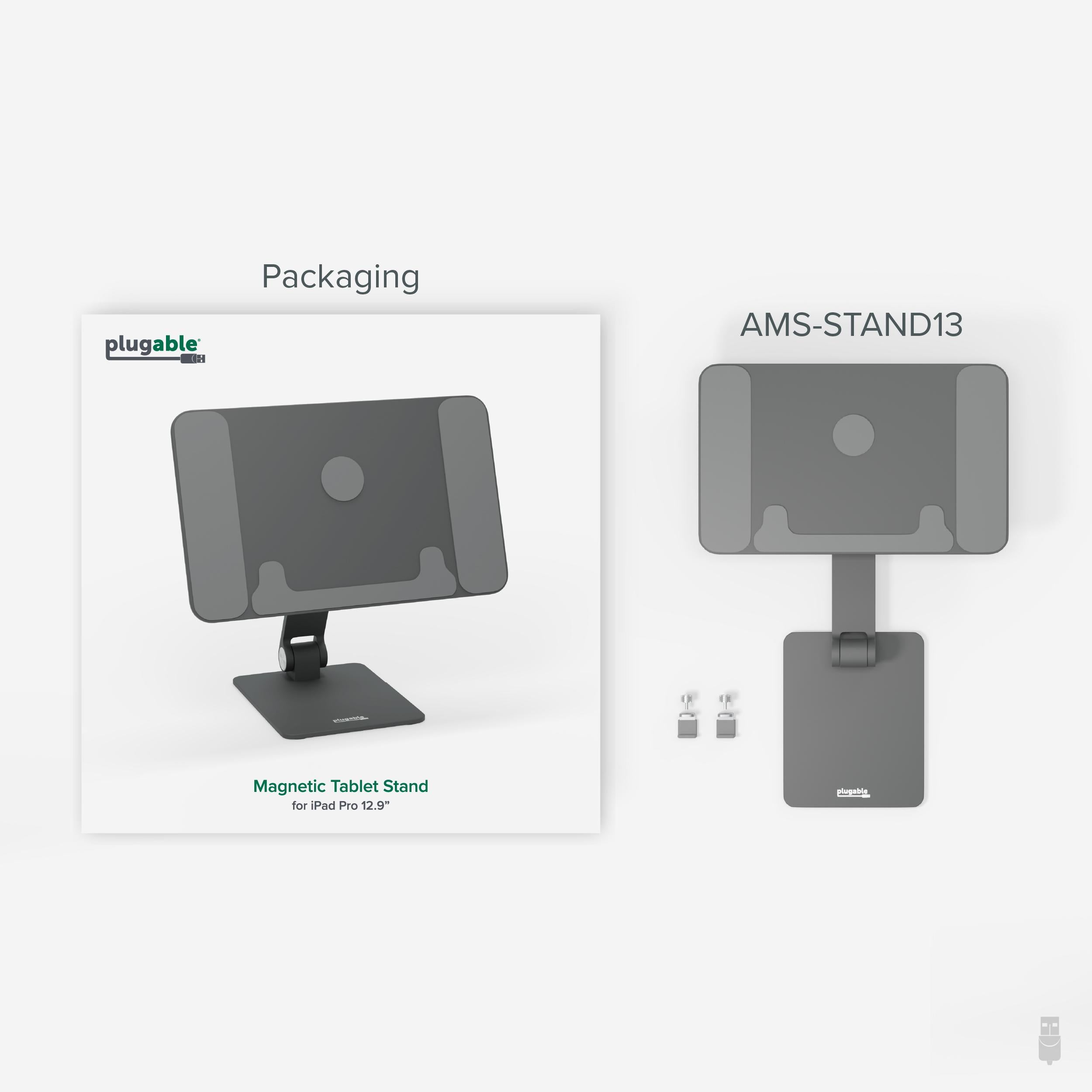 plugable-magnetic-ipad-tablet-stand-for-ipad-pro-12-9-adjustable-angle-aluminum image 6