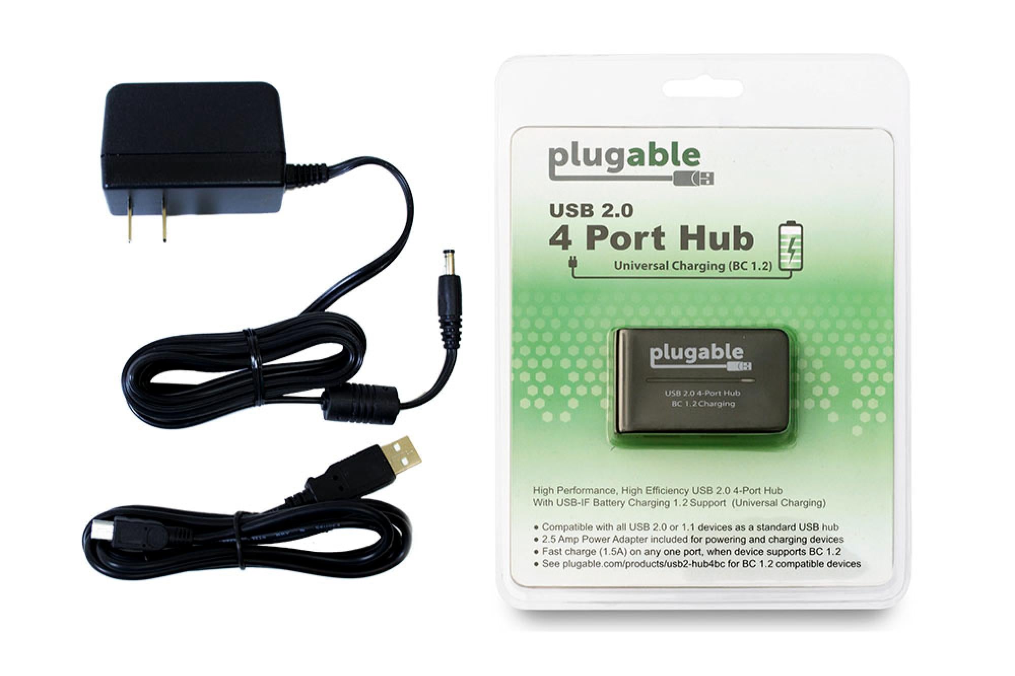 plugable-usb-2-0-4-port-hub-with-12-5w-power-adapter-and-bc-1-2-charging image 6