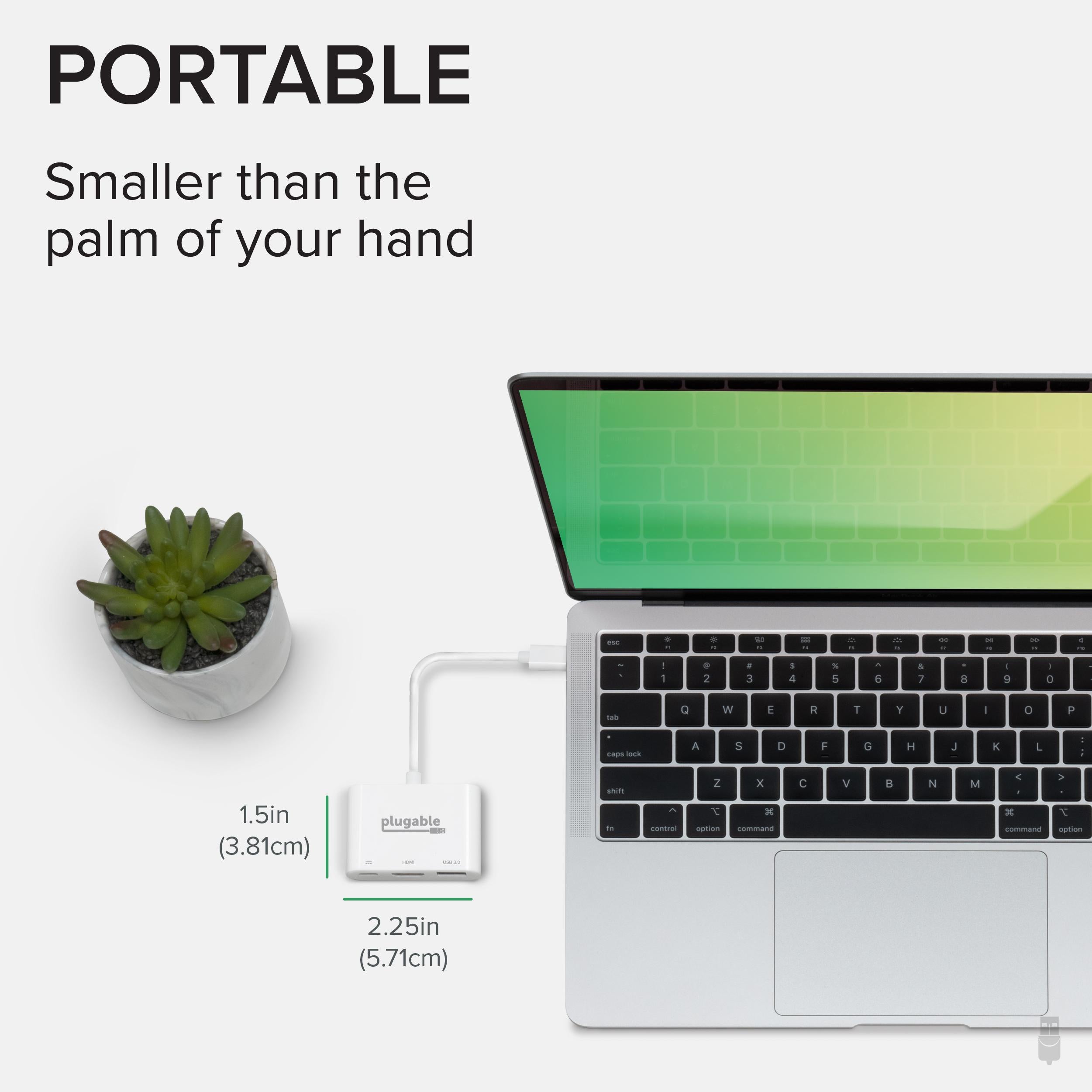 plugable-usbc-md101-usb-c-multiport-adapter-hdmi-usb-a-usb-c-power-delivery image 6