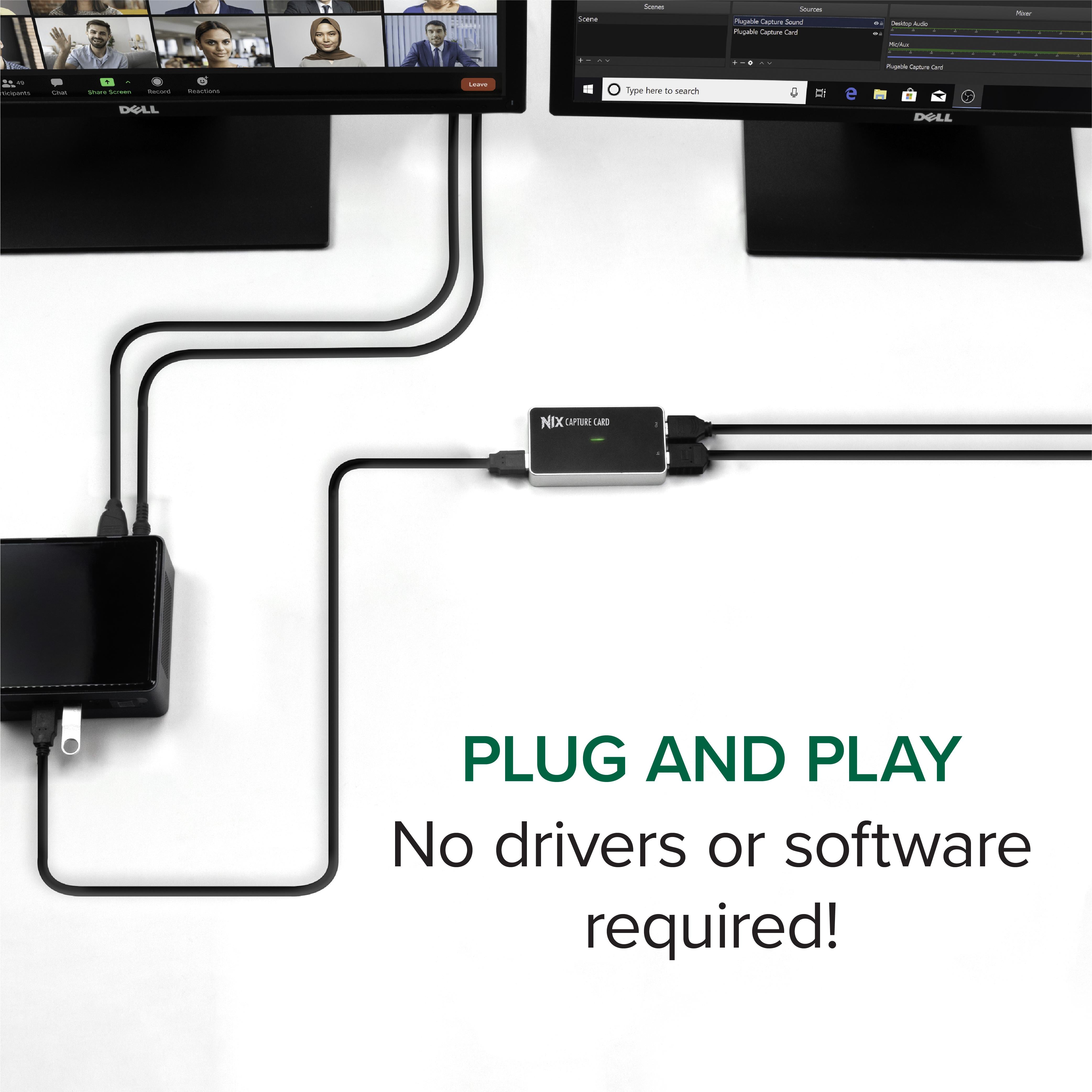 plugable-performance-nix-usb-3-0-usb-c-hdmi-capture-card-1080p60-4k60-pass-throu image 6