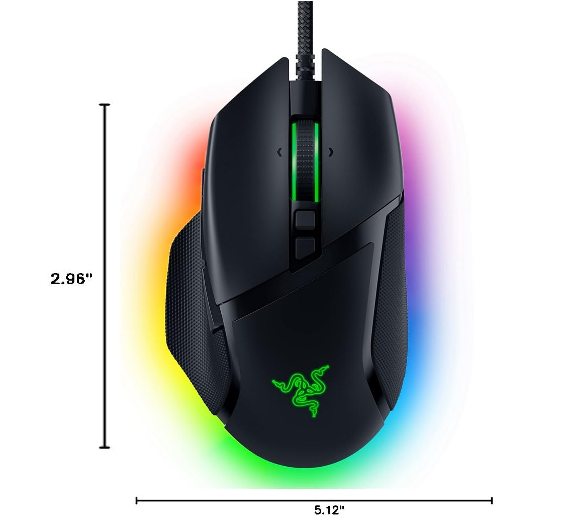 razer-basilisk-v3-customizable-ergonomic-gaming-mouse-with-chroma-rgb-26k-dpi-se image 8