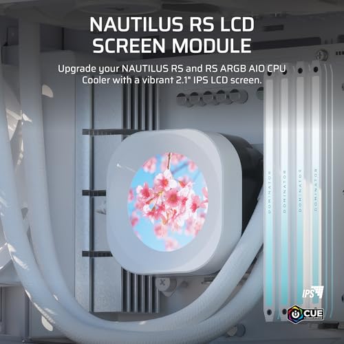 corsair-nautilus-rs-lcd-module-2-1-ips-screen-for-nautilus-rs-aio-coolers-white image 8