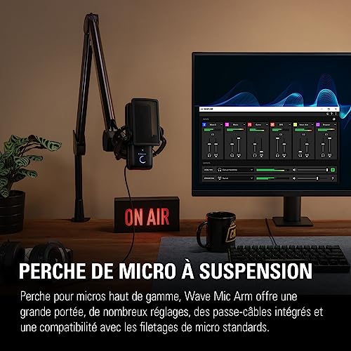 elgato-wave-mic-arm-high-rise-extra-tall-broadcast-boom-arm-with-internal-spring image 8