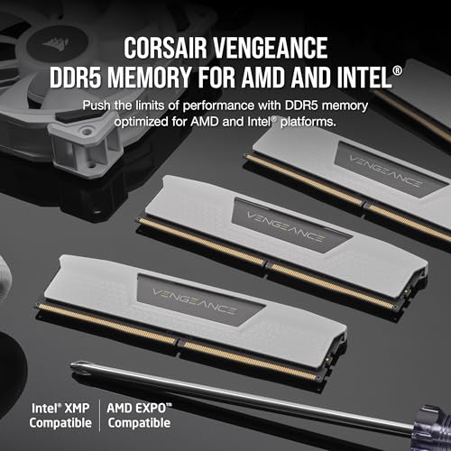 corsair-vengeance-ddr5-32gb-2x16gb-6400mhz-cl32-desktop-ram-kit-white-cmk32gx5m2 image 8