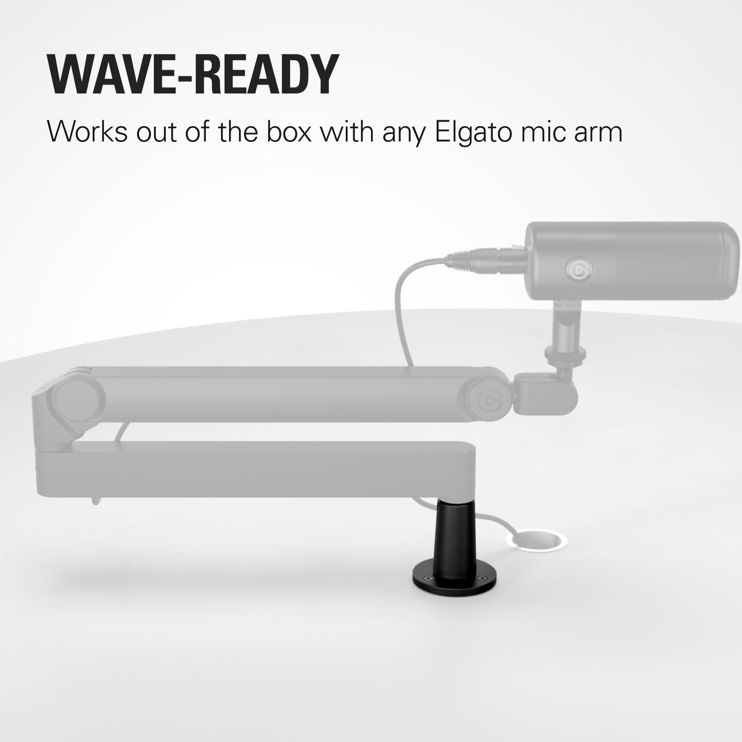 elgato-wave-desk-plate-flange-mount-for-mic-arms-screw-in-setup-fits-wooden-desk image 3