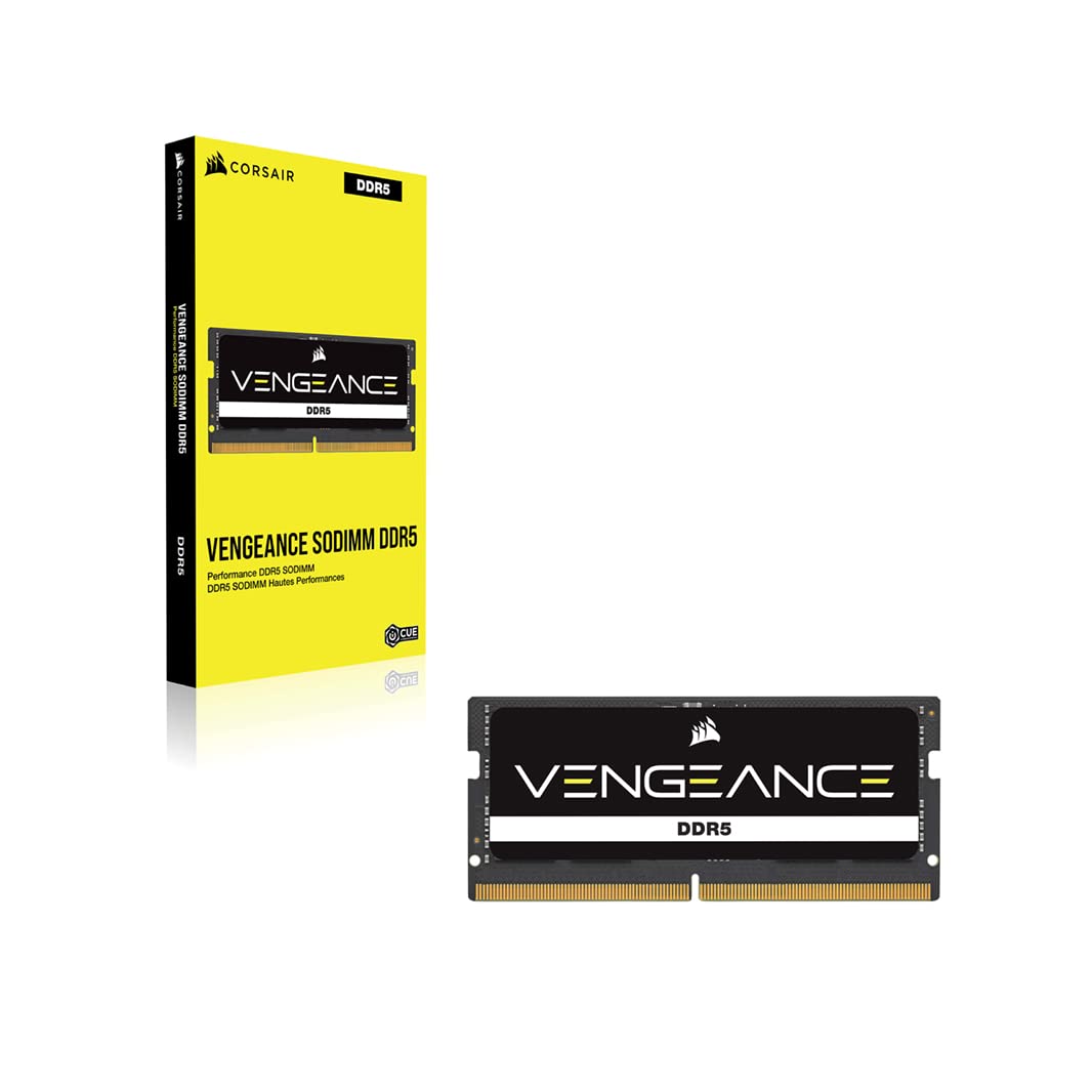 corsair-vengeance-sodimm-16gb-ddr5-5600mhz-cl48-laptop-memory-black-cmsx16gx5m1a image 6