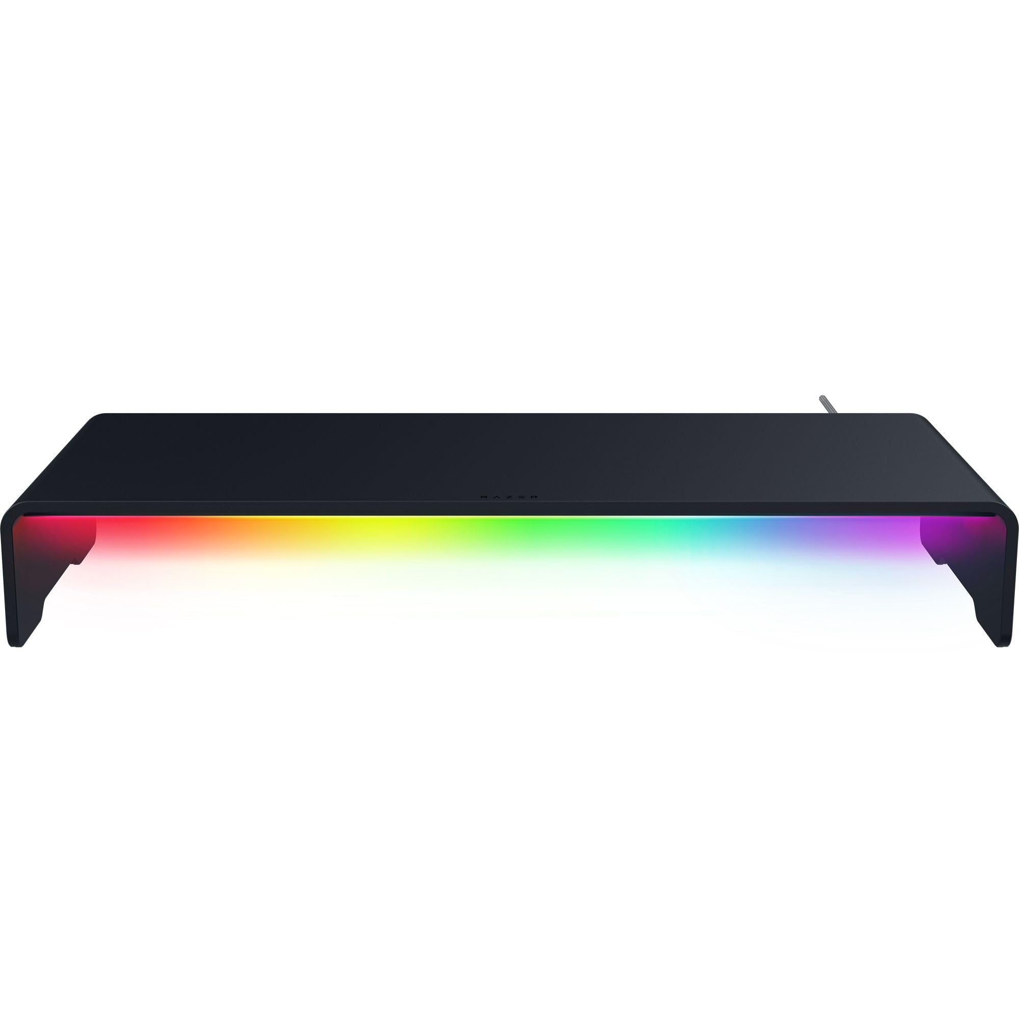 razer-monitor-stand-chroma-with-4-port-usb-c-hub-rgb-ergonomic-height-aluminum-b image 8