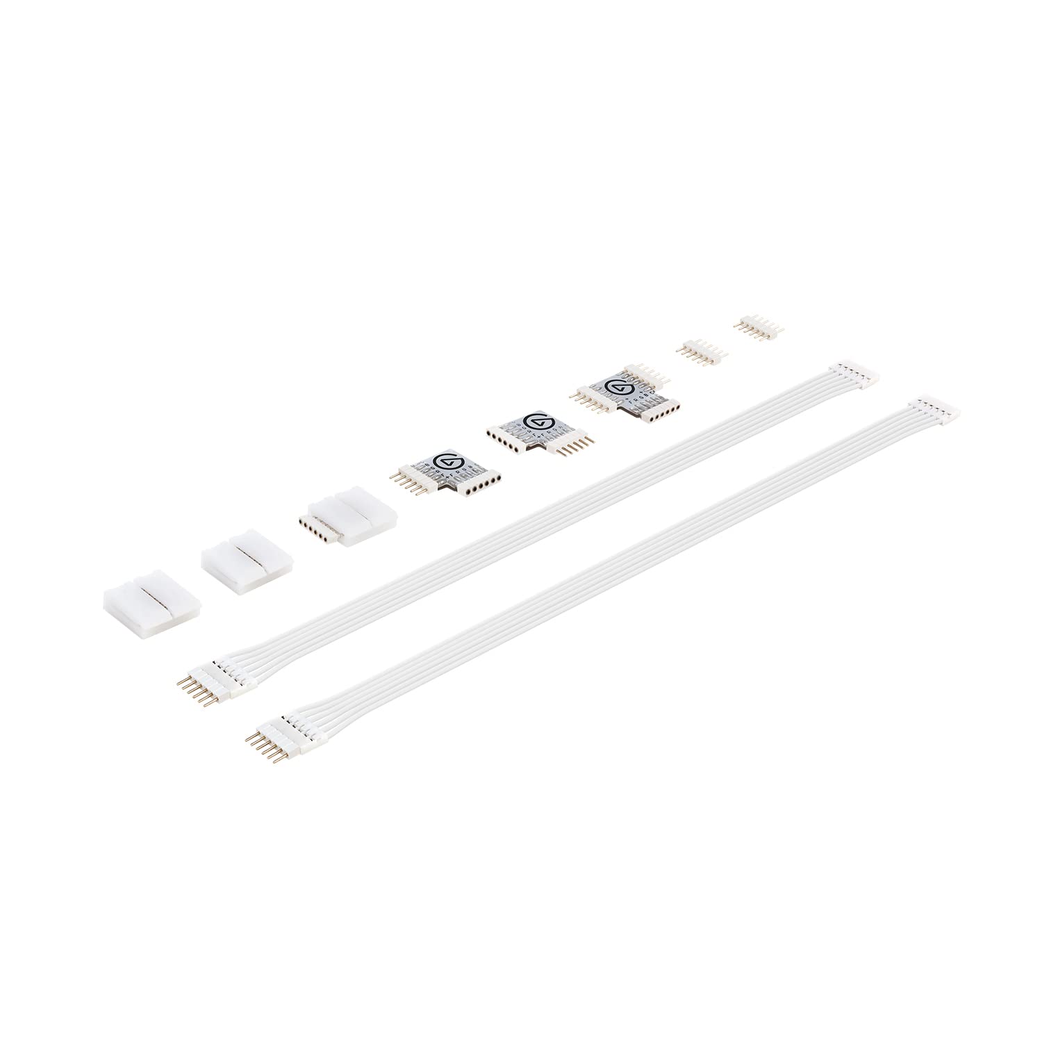 elgato-light-strip-connector-set-t-connector-corners-extension-cables-for-elgato image 1