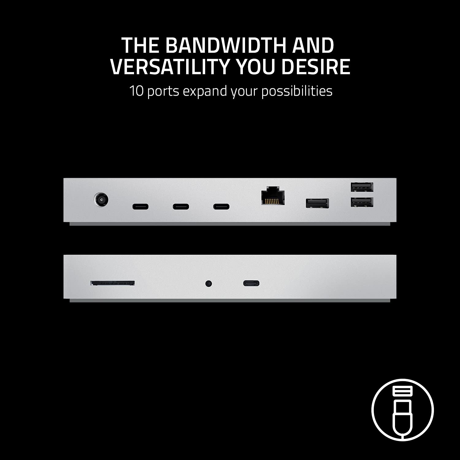 razer-thunderbolt-4-dock-10-port-certified-dock-dual-4k-or-single-8k-output-2-5g image 2