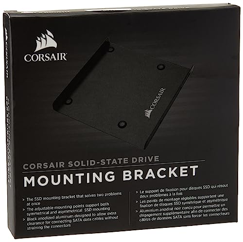corsair-single-ssd-mounting-bracket-3-5-to-2-5-drive-bay-adapter-black-aluminum image 6