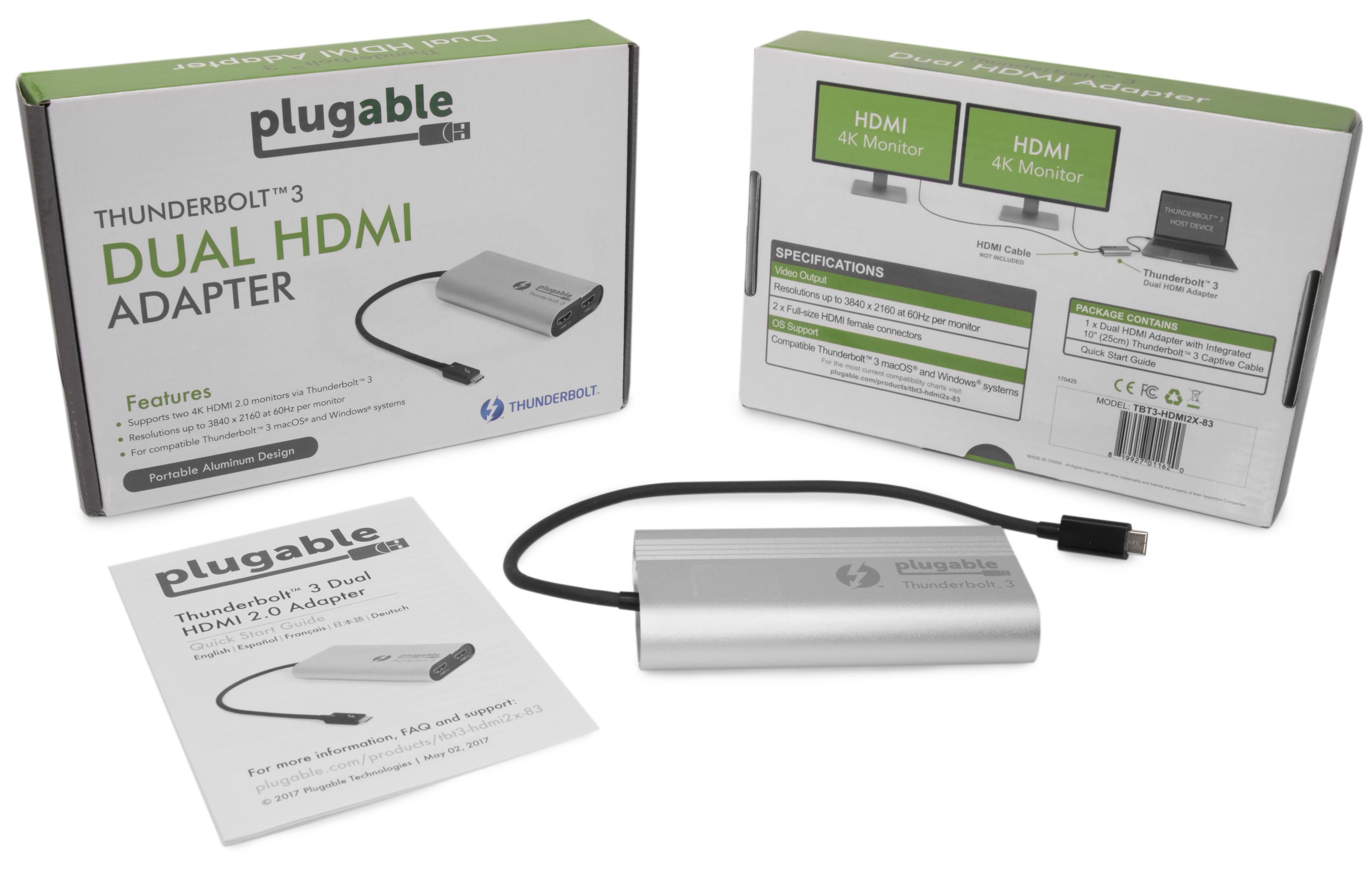 plugable-thunderbolt-3-dual-display-hdmi-2-0-adapter-for-mac-and-windows image 7