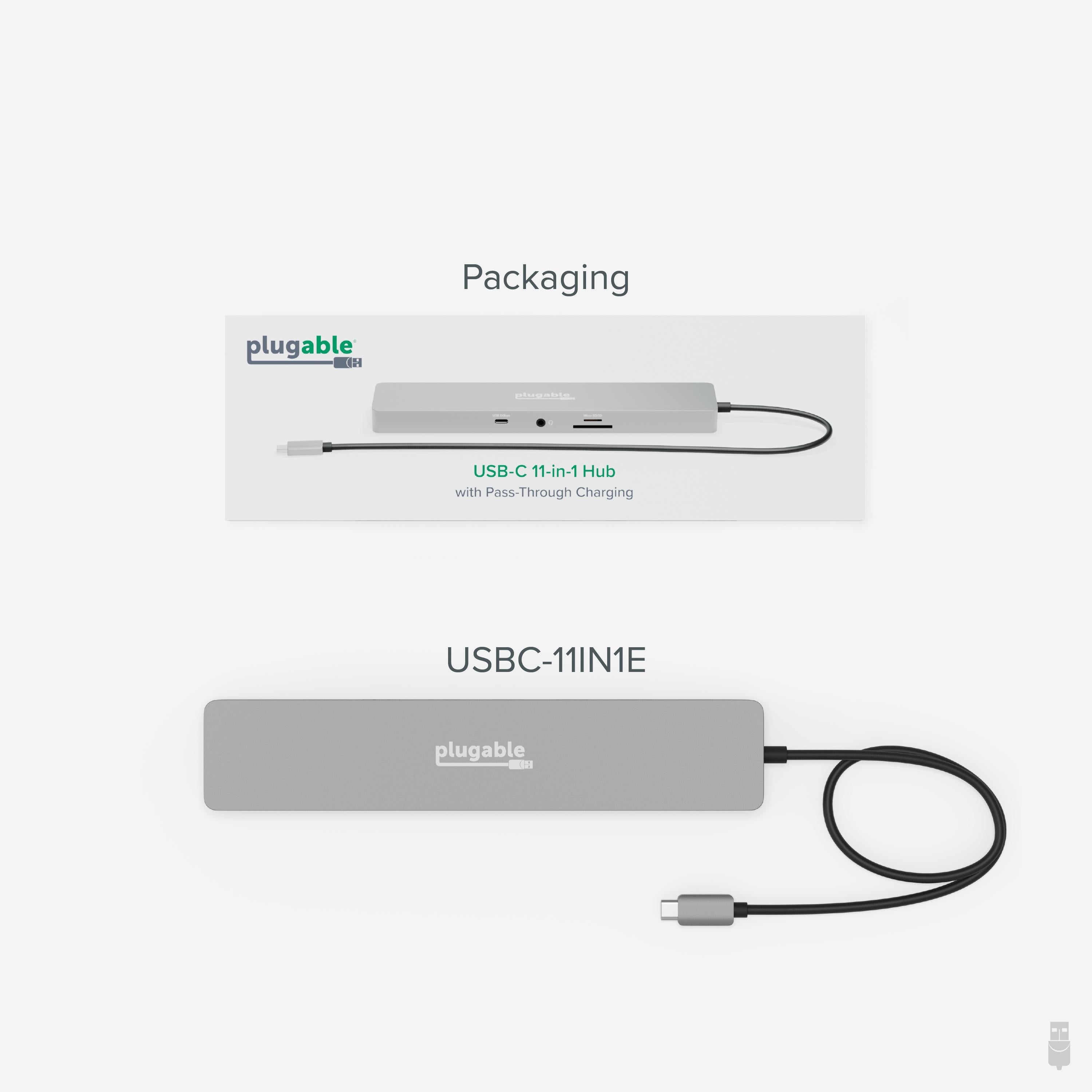 plugable-11-in-1-usb-c-hub-with-100w-pass-through-charging-and-dual-4k-60hz-hdmi image 7