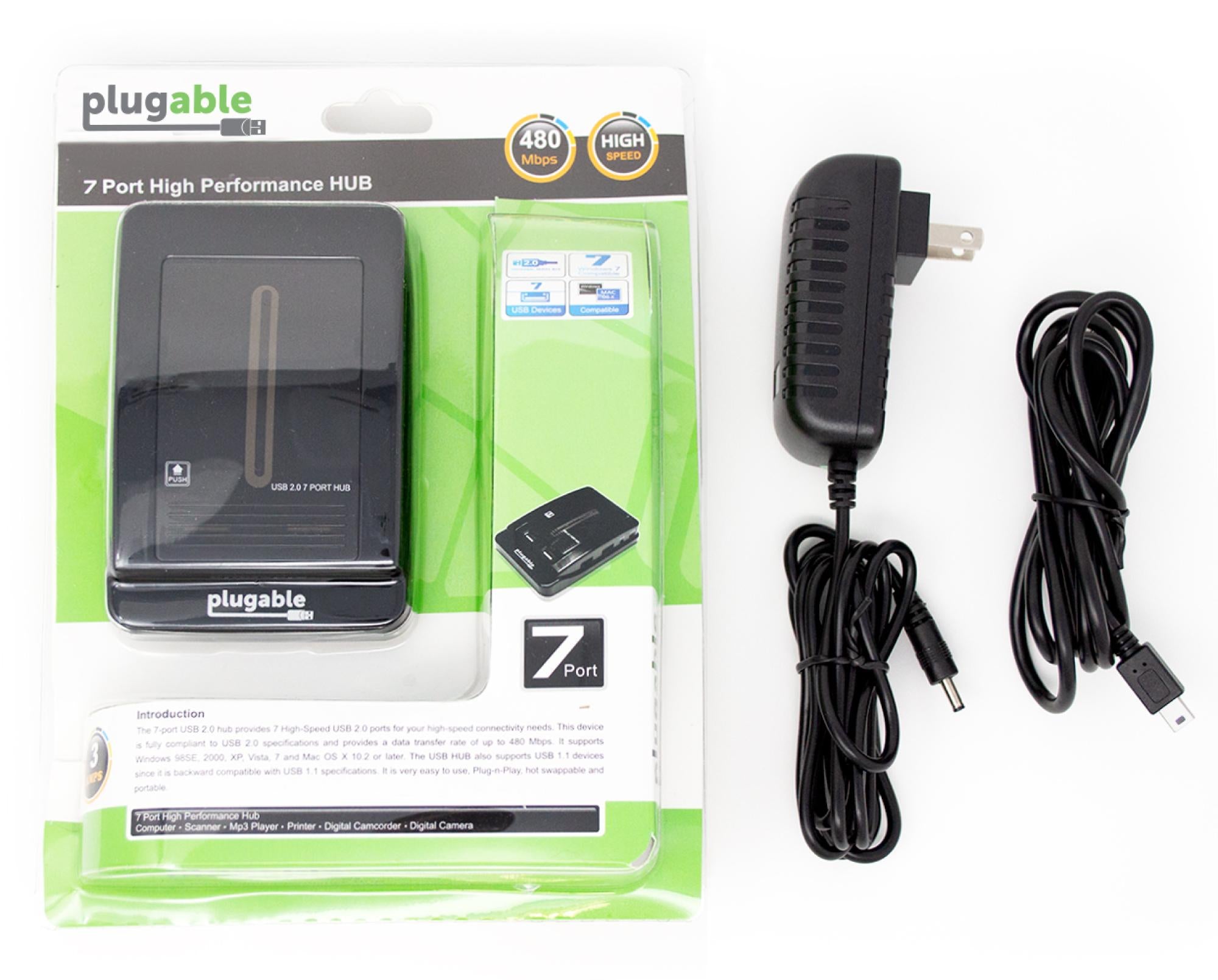 plugable-usb-2-0-7-port-hub-with-15w-power-adapter image 7