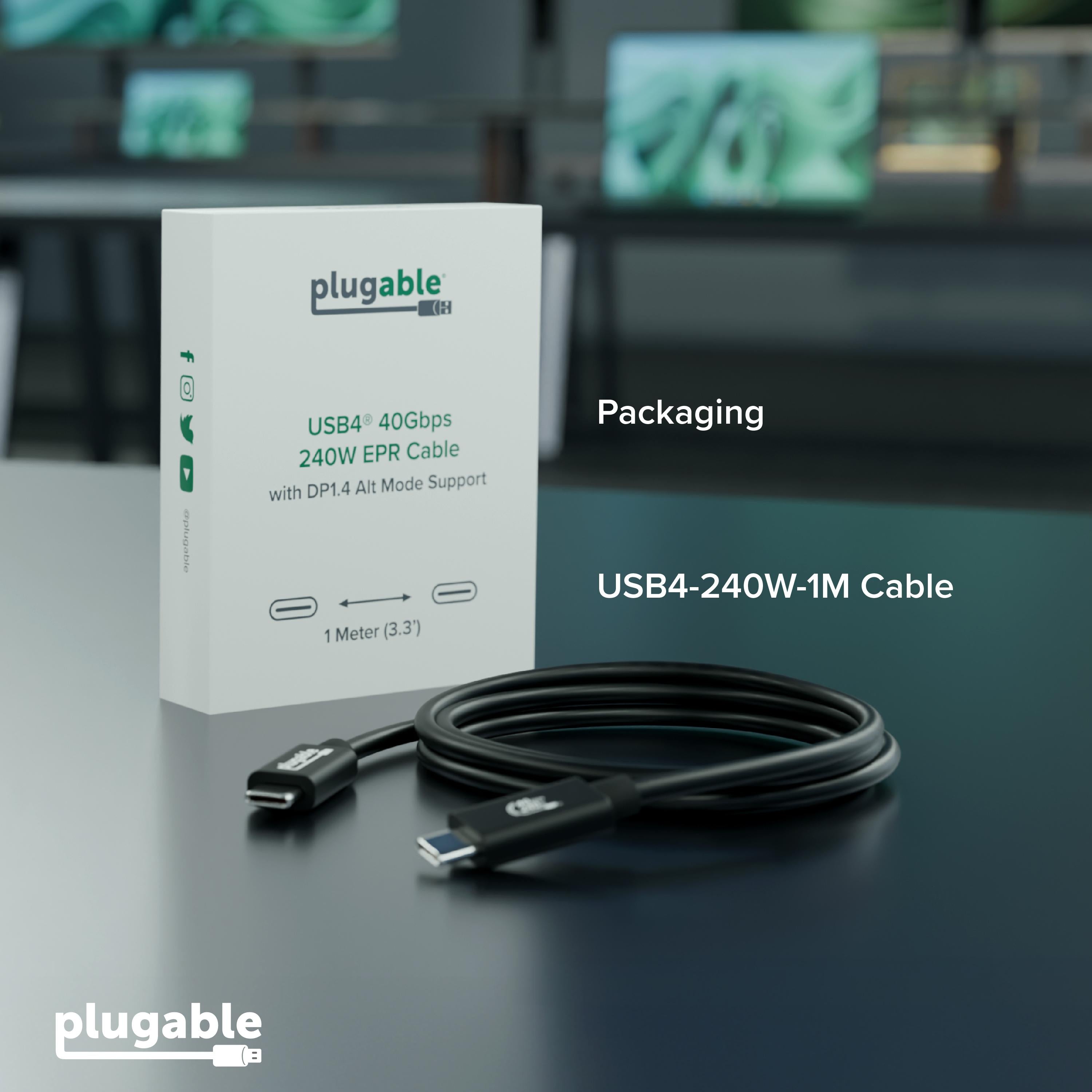 plugable-usb4-240w-epr-cable-3-3ft-1m image 7