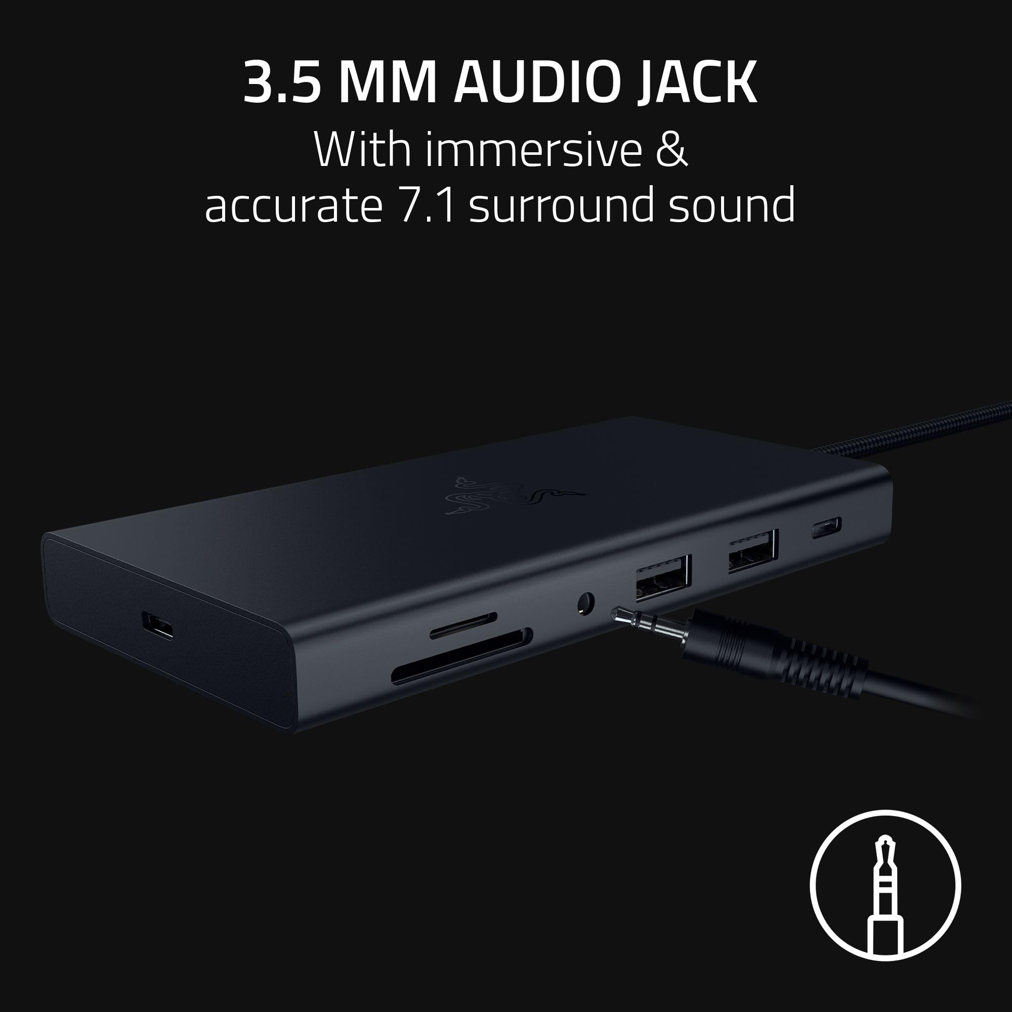 razer-usb-c-dock-11-in-1-portable-travel-hub-4k-60hz-hdmi-85w-pd-black image 4