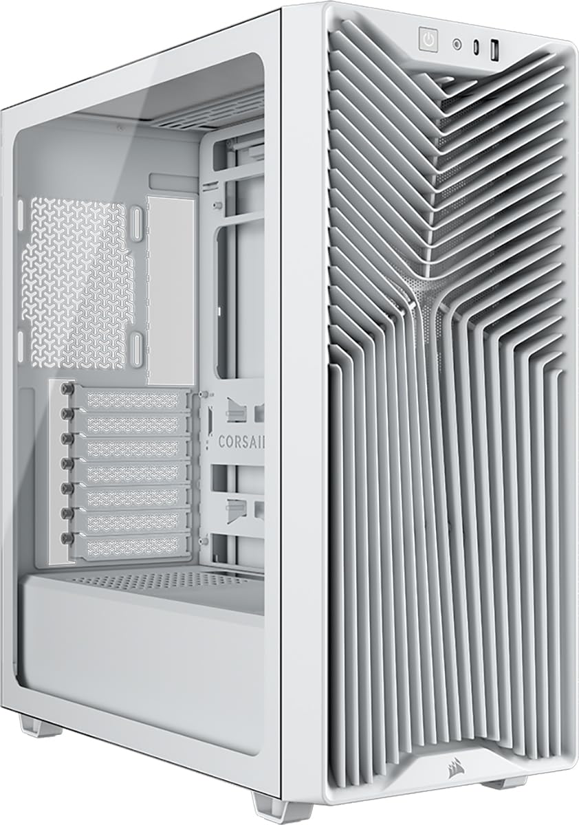 corsair-3200d-rs-mid-tower-pc-case-3x-rs120-fans-gpu-anti-sag-arm-reverse-connec image 2