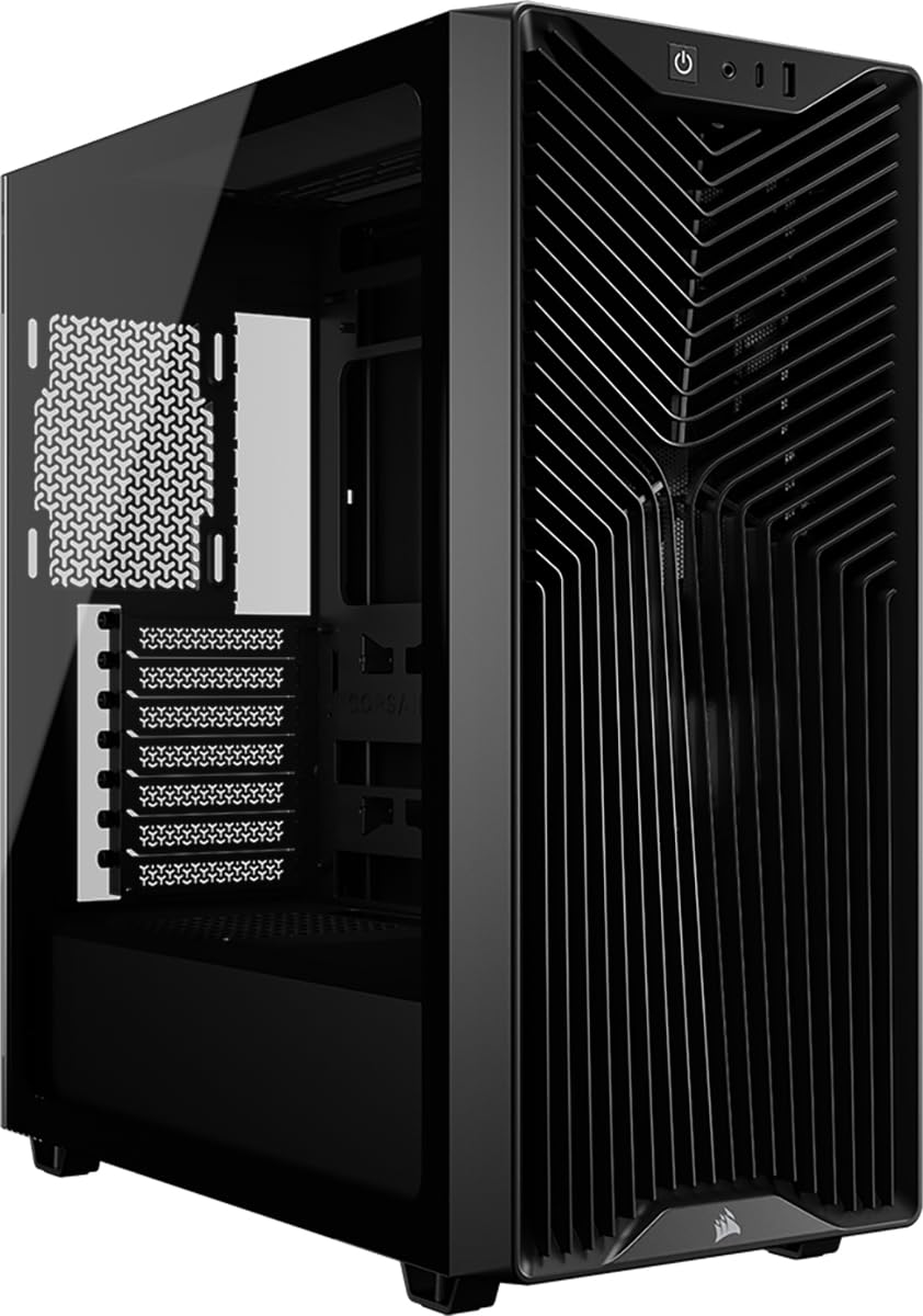 corsair-3200d-rs-mid-tower-pc-case-3x-rs120-fans-gpu-anti-sag-arm-reverse-connec image 3
