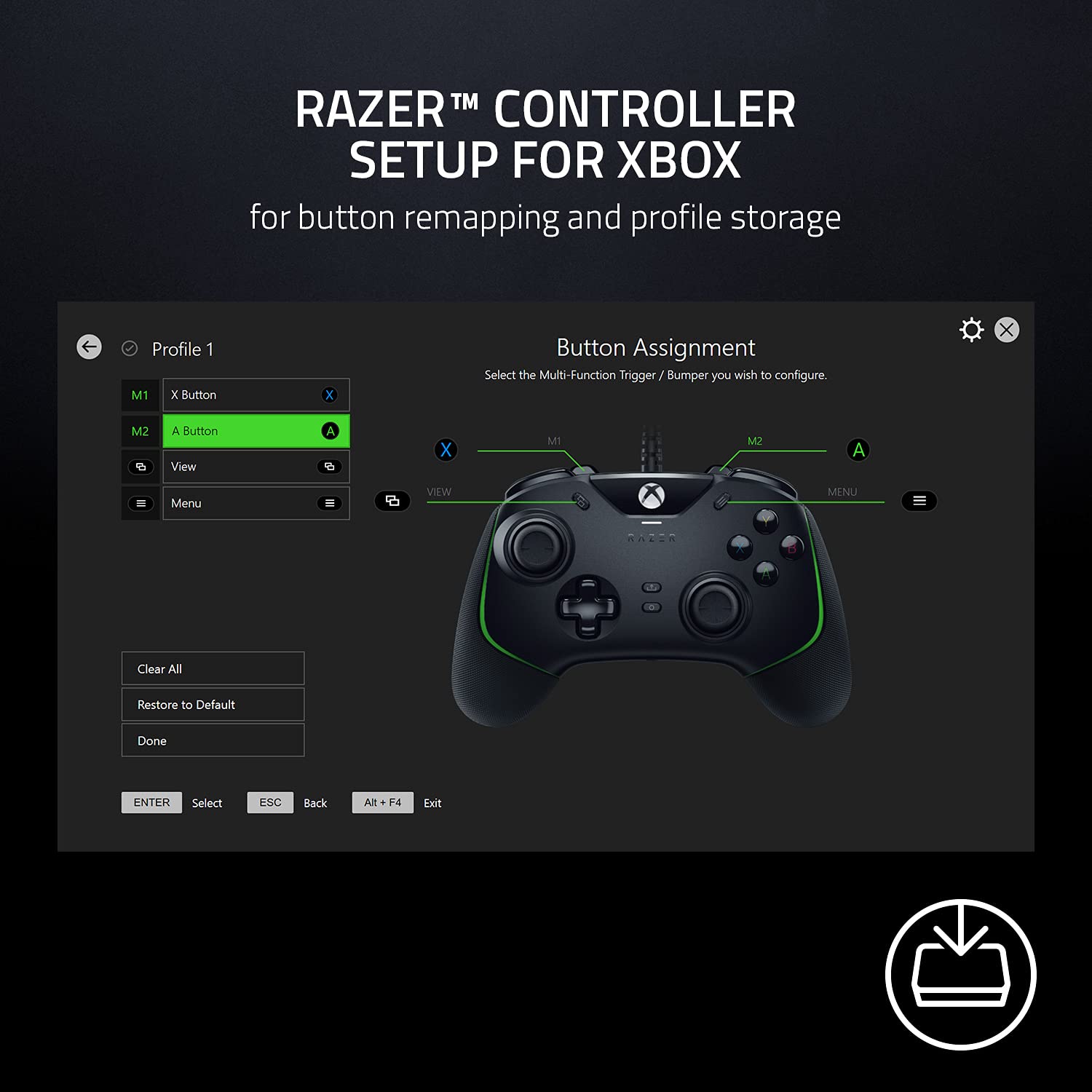 razer-wolverine-v2-wired-gaming-controller-for-xbox-series-x-s-xbox-one-pc-remap image 7