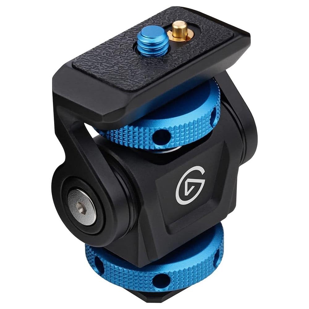 elgato-cold-shoe-mount-adjustable-1-4-inch-thread-180-degree-tilt-360-degree-swi image 1