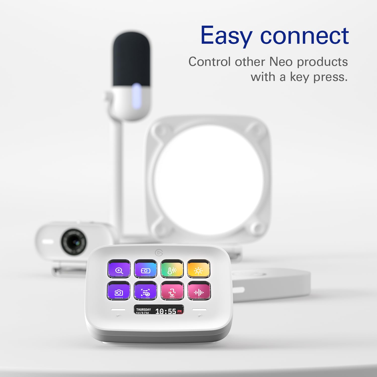elgato-stream-deck-neo-8-customizable-keys-2-touch-points-automates-tasks-works- image 8