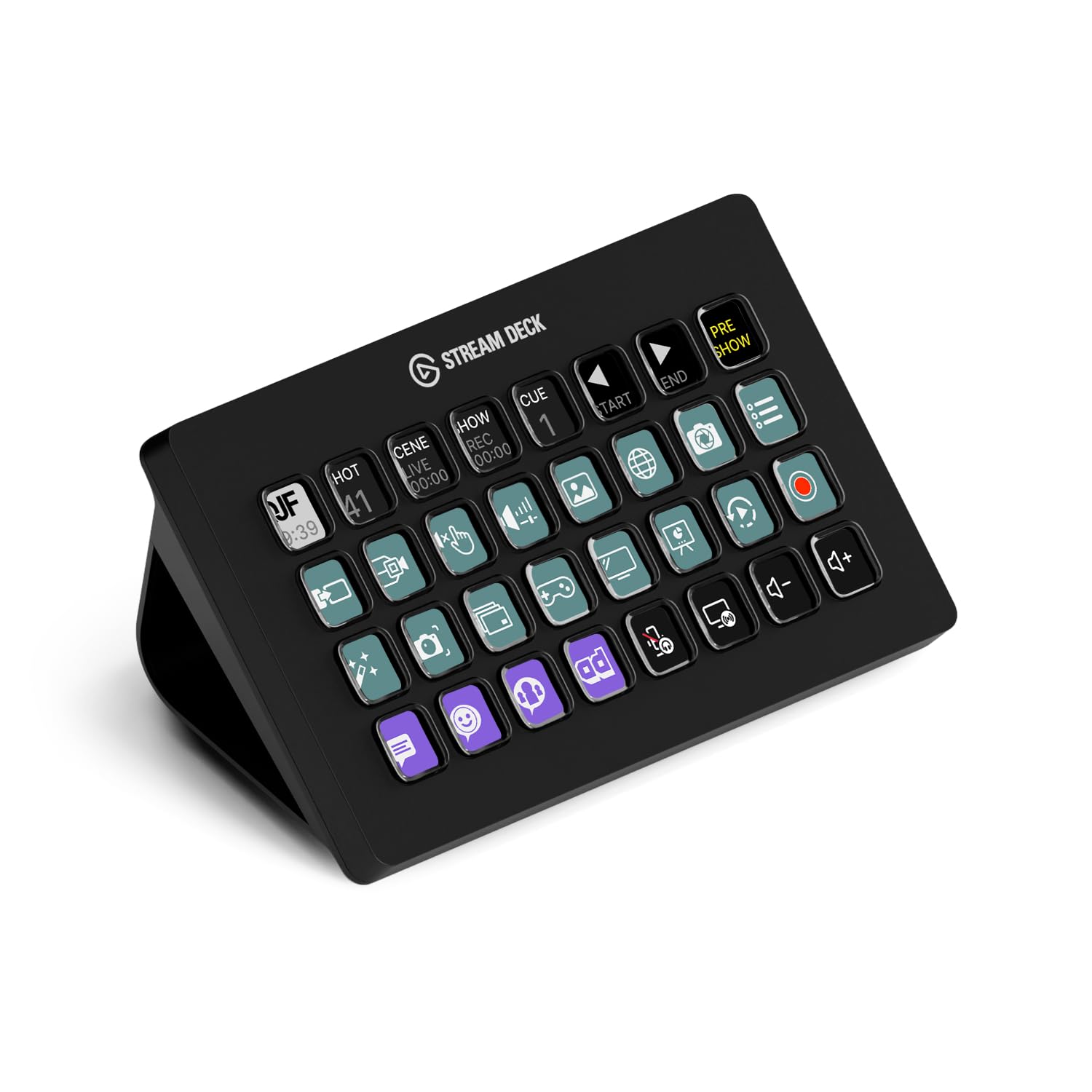elgato-stream-deck-xl-advanced-studio-controller-with-32-customizable-lcd-keys image 1
