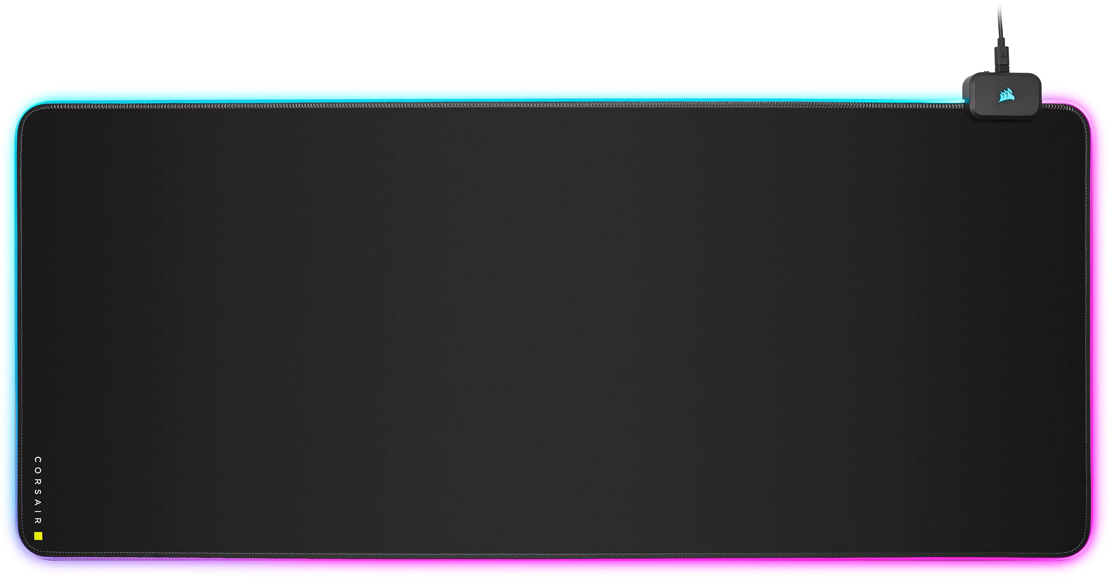 corsair-mm700-rgb-extended-cloth-mouse-pad-36-6-x-15-8-360-rgb-lighting-2-port-u image 1