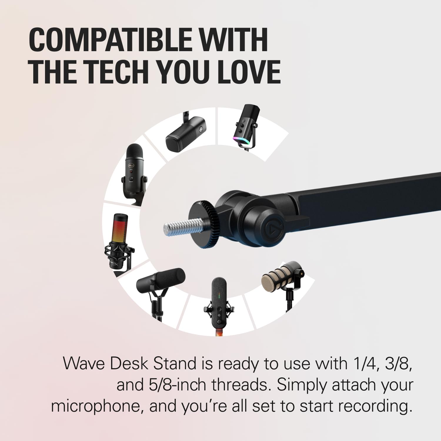 elgato-wave-desk-stand-adjustable-microphone-mount-with-3-pivot-points-holds-1kg image 3