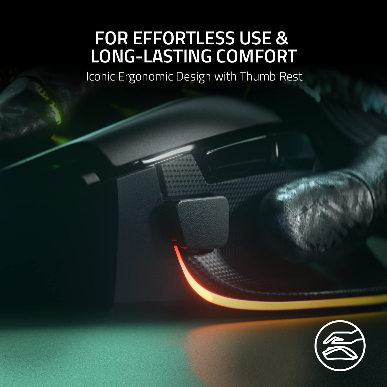 razer-basilisk-v3-customizable-ergonomic-gaming-mouse-with-chroma-rgb-26k-dpi-se image 5