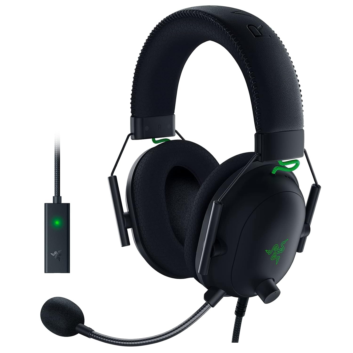 razer-blackshark-v2-gaming-headset-thx-7-1-surround-sound-50mm-drivers-detachabl image 1