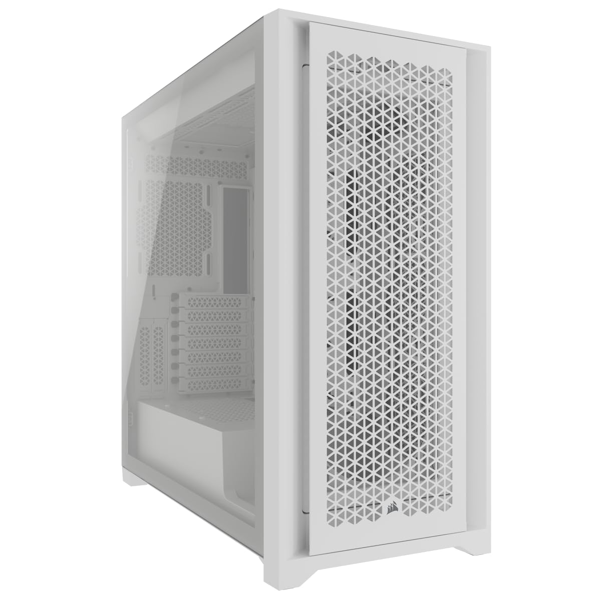 corsair-5000d-core-airflow-mid-tower-atx-pc-case-white-no-fans-included image 1
