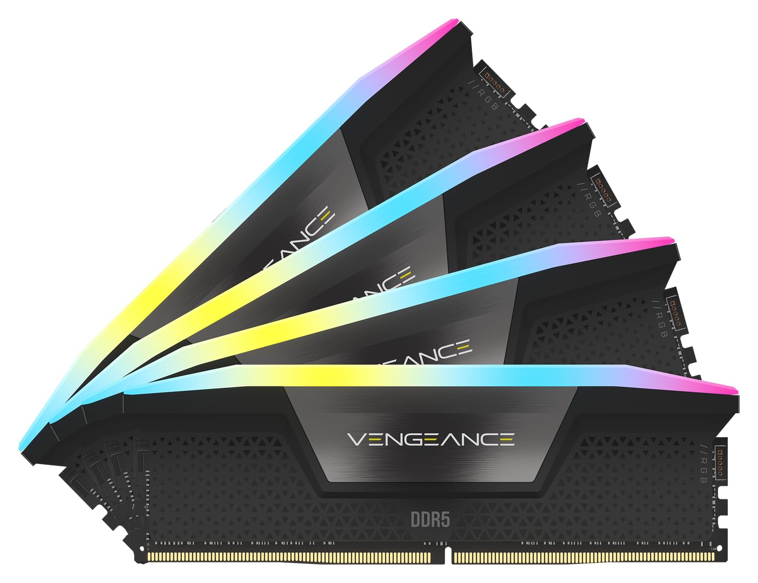corsair-vengeance-rgb-ddr5-ram-96gb-4x24gb-5600mhz-cl40-intel-xmp-3-0-icue-compa image 1